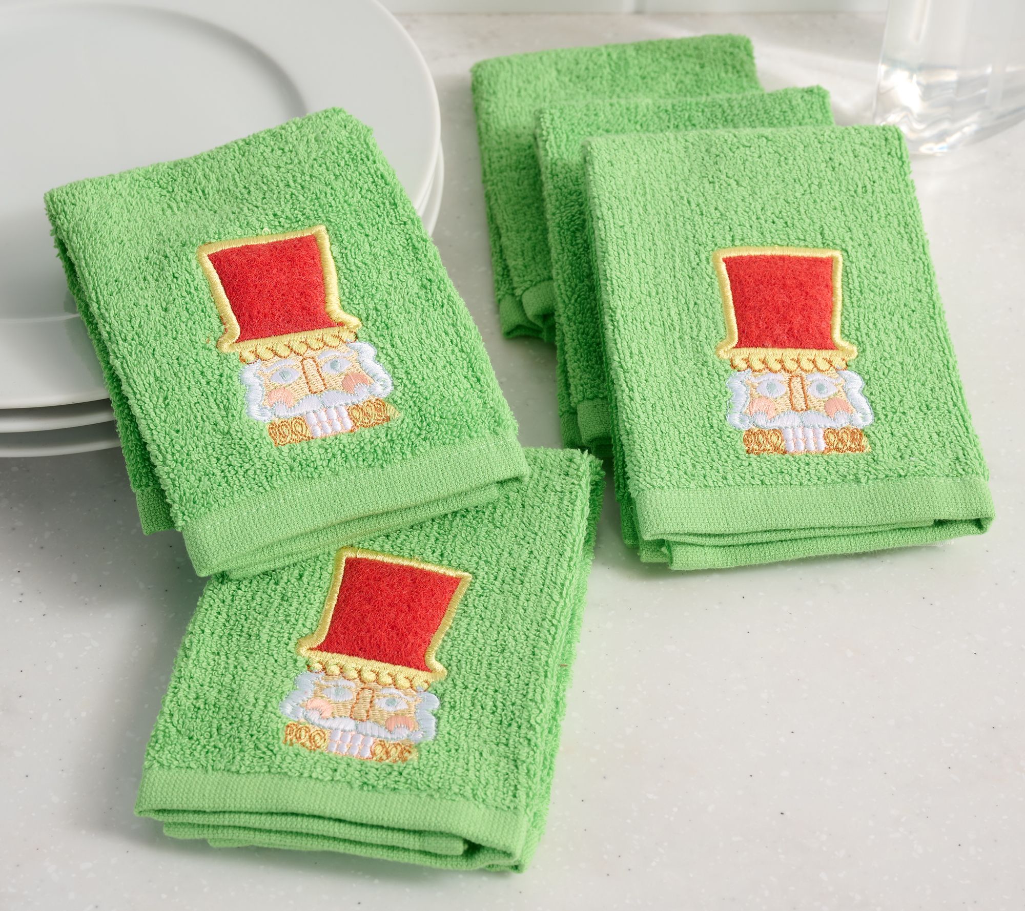 Temp-tations Seasonal Set of 5 Scrubsy Dish Cloths