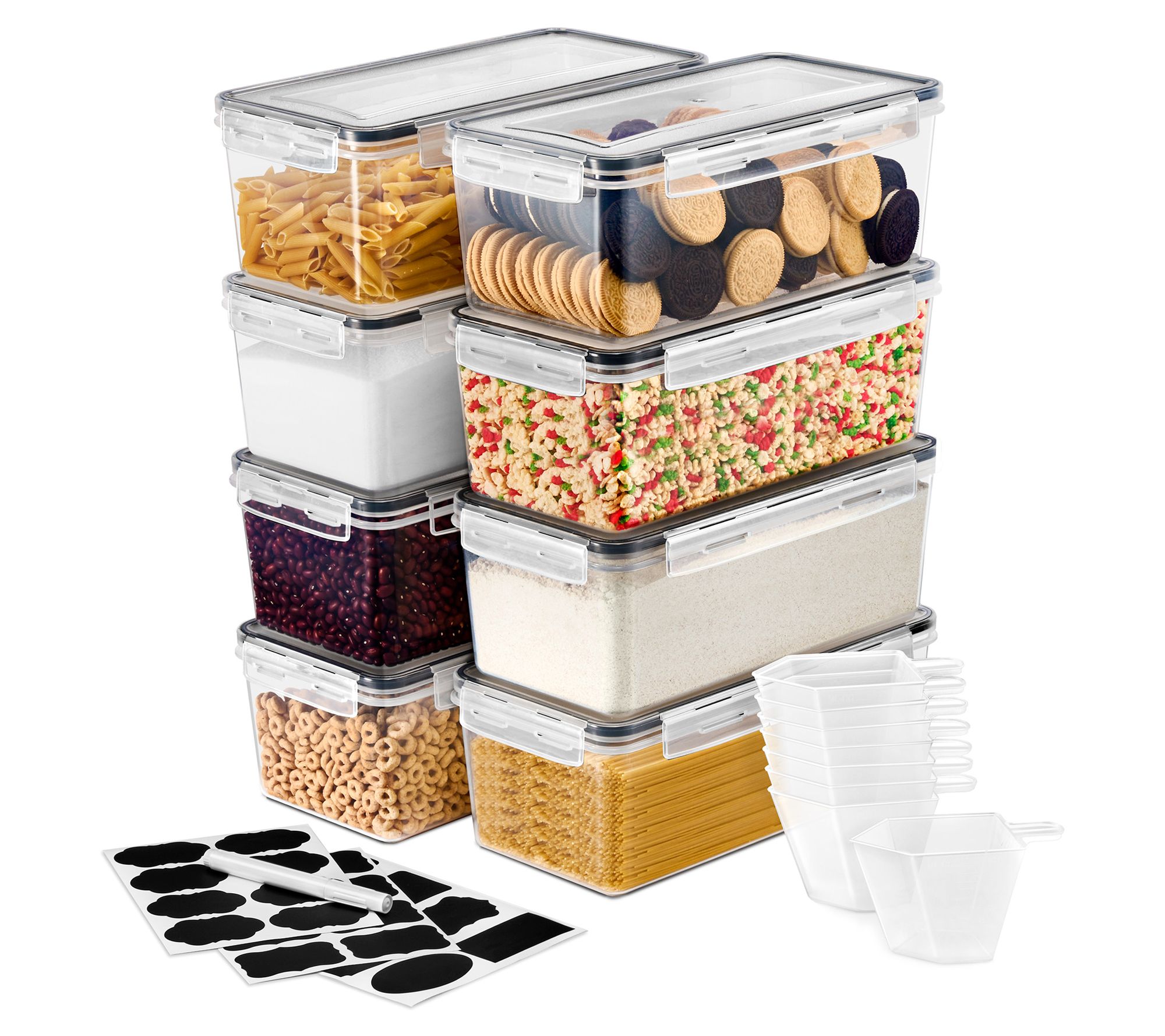 Sorbus Large Airtight Food Storage Containers with Lids 8-Pack