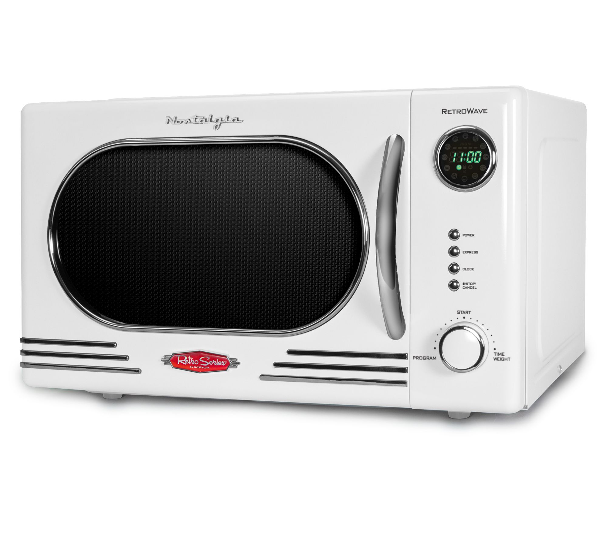 Nostalgia Retro 1.1 Cu Ft Countertop Microwave
