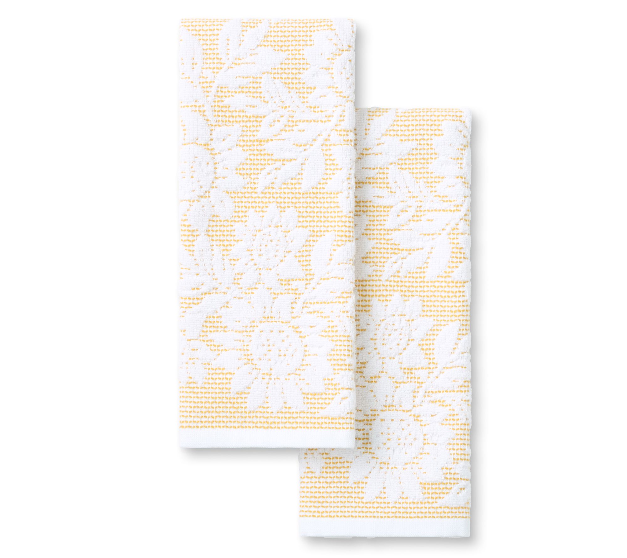 MARTHA STEWART Harvest Sunflowers Kitchen Towel2-Pack Set