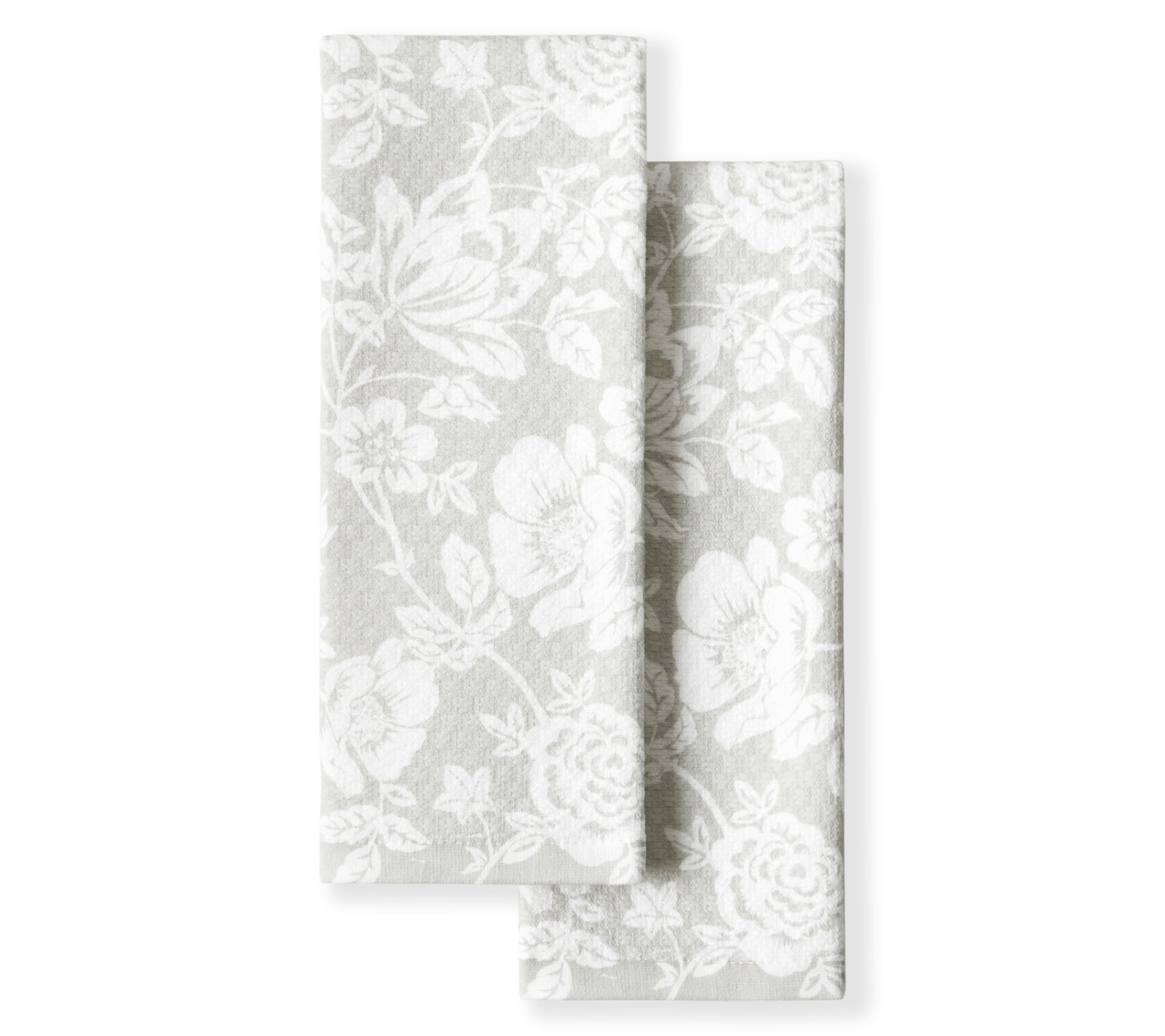 MARTHA STEWART Floral Vine Kitchen Towel 2-PackSet