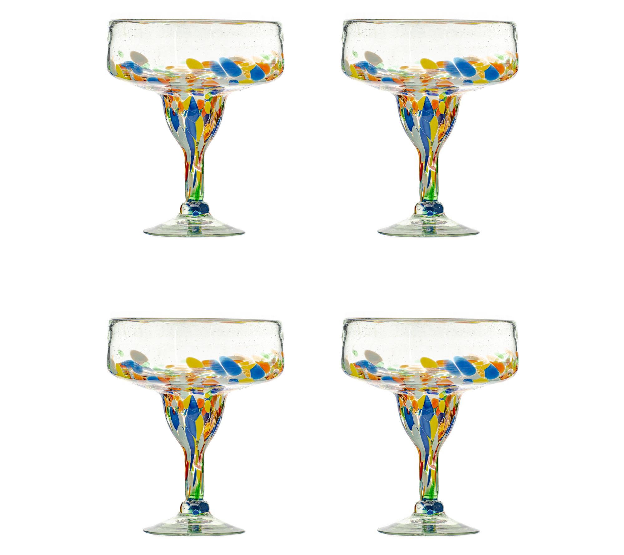 10 Strawberry Street S/4 San Lucas Mexican Glasses, Margarita