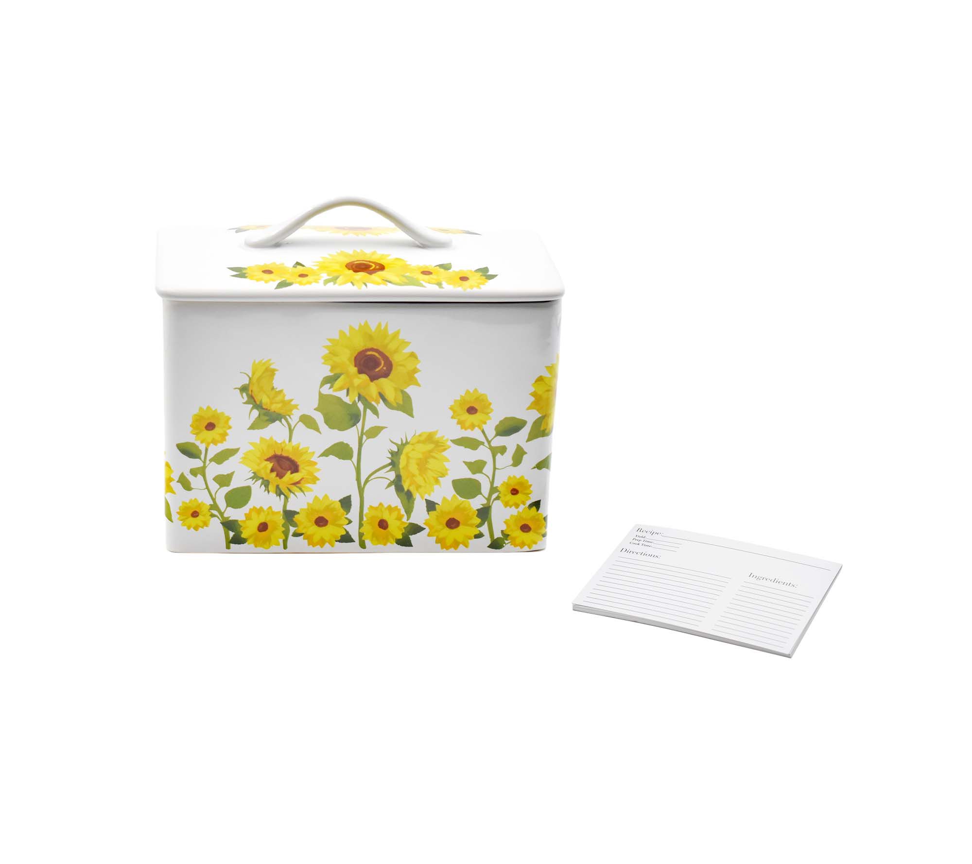 "As Is" Temp-tations Nostalgic Stoneware Recipe Box