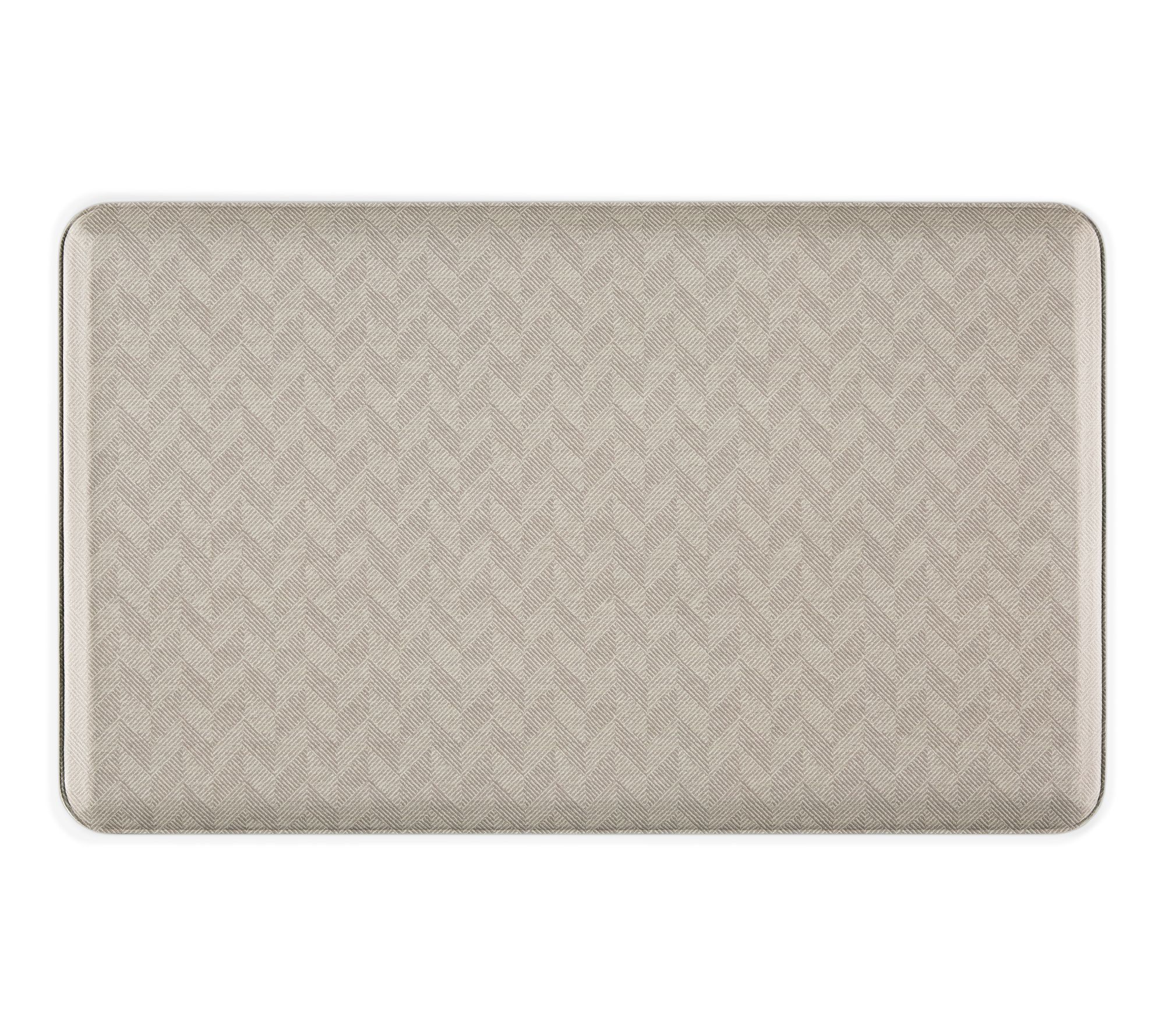 Cat Cora Harmony Chevron 17.5"x30" Comfort Kitchen Mat