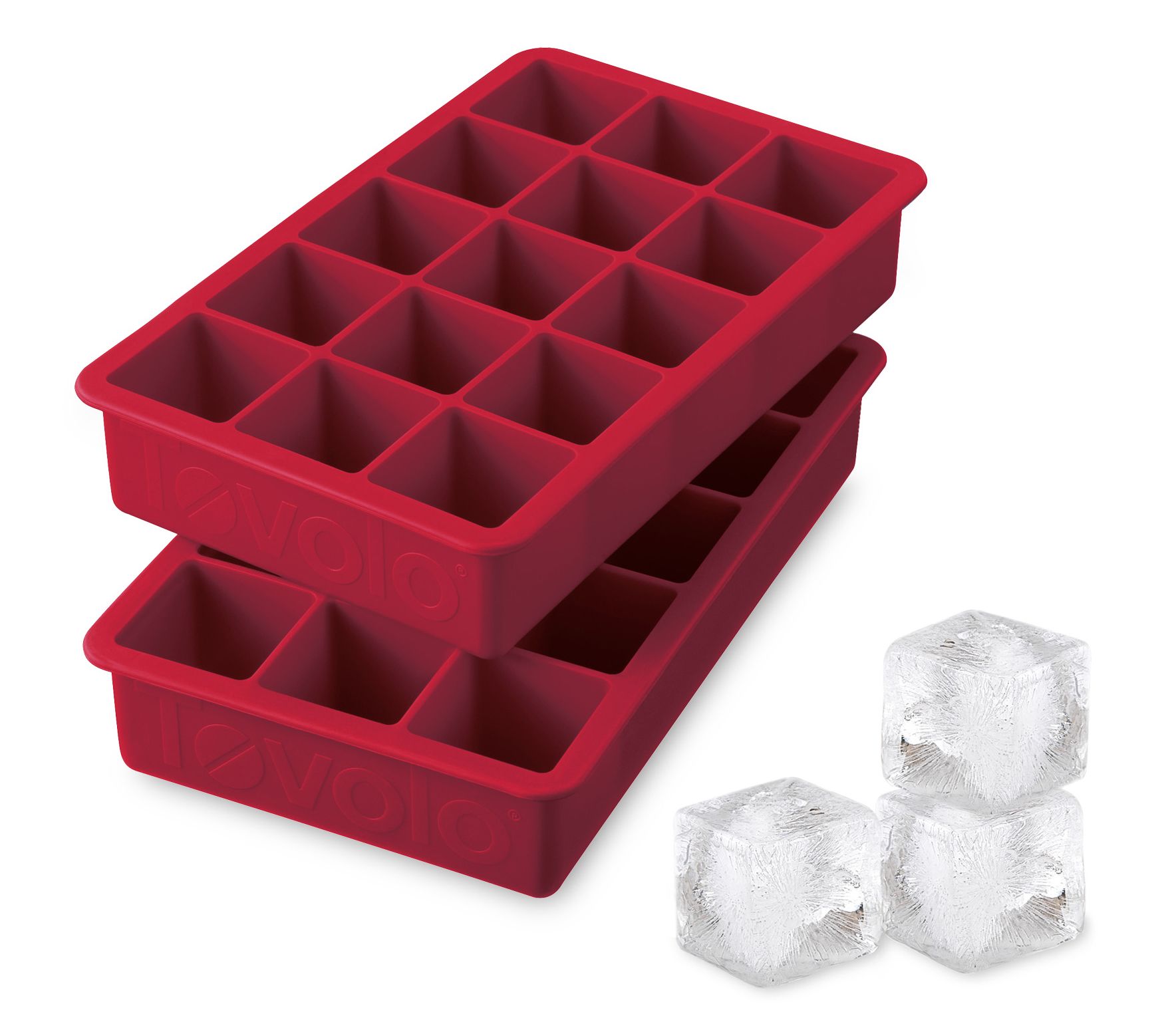 Tovolo Set of 2 Perfect Cube Ice Trays