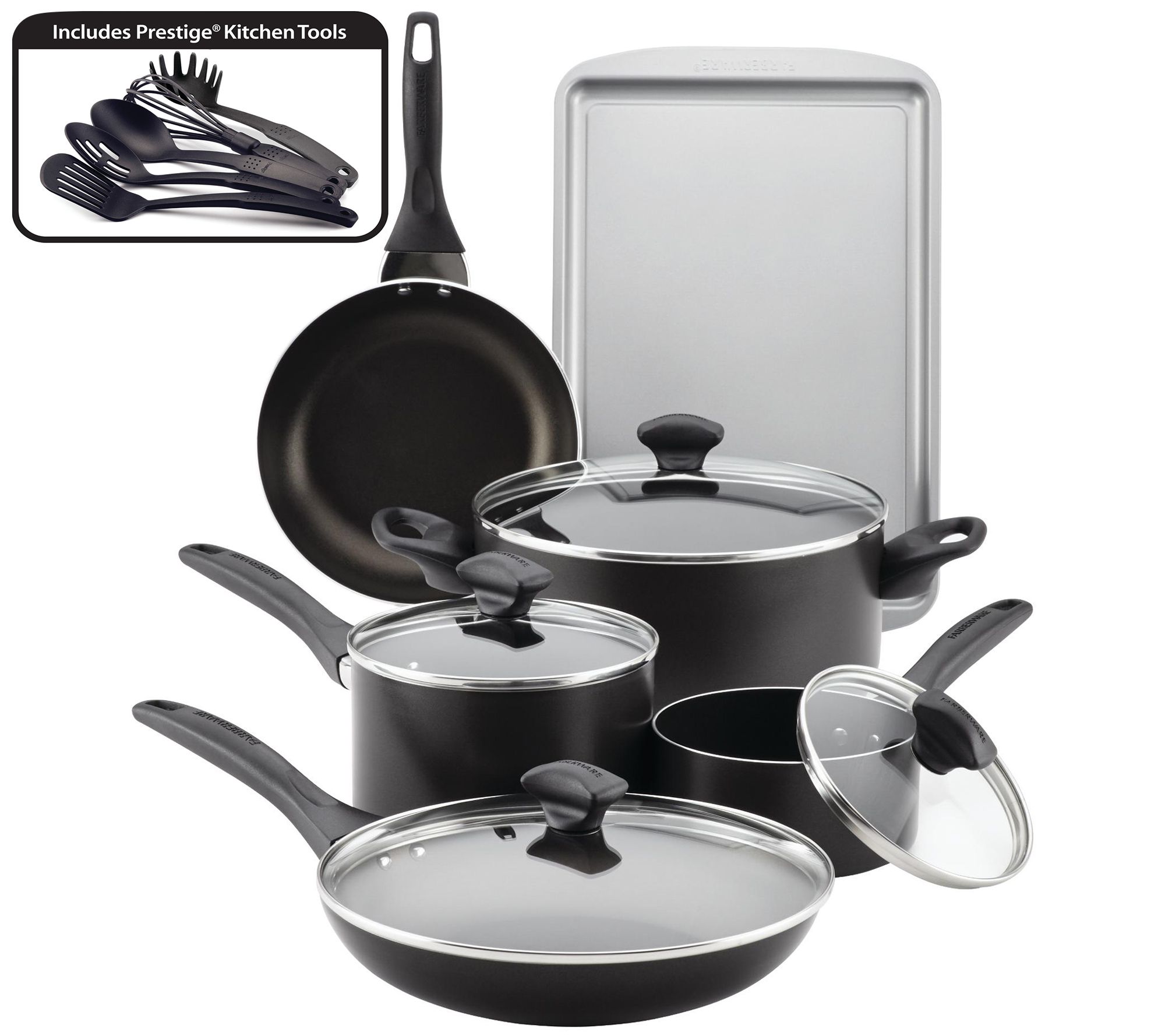 Farberware 15-Piece Nonstick Cookware Set