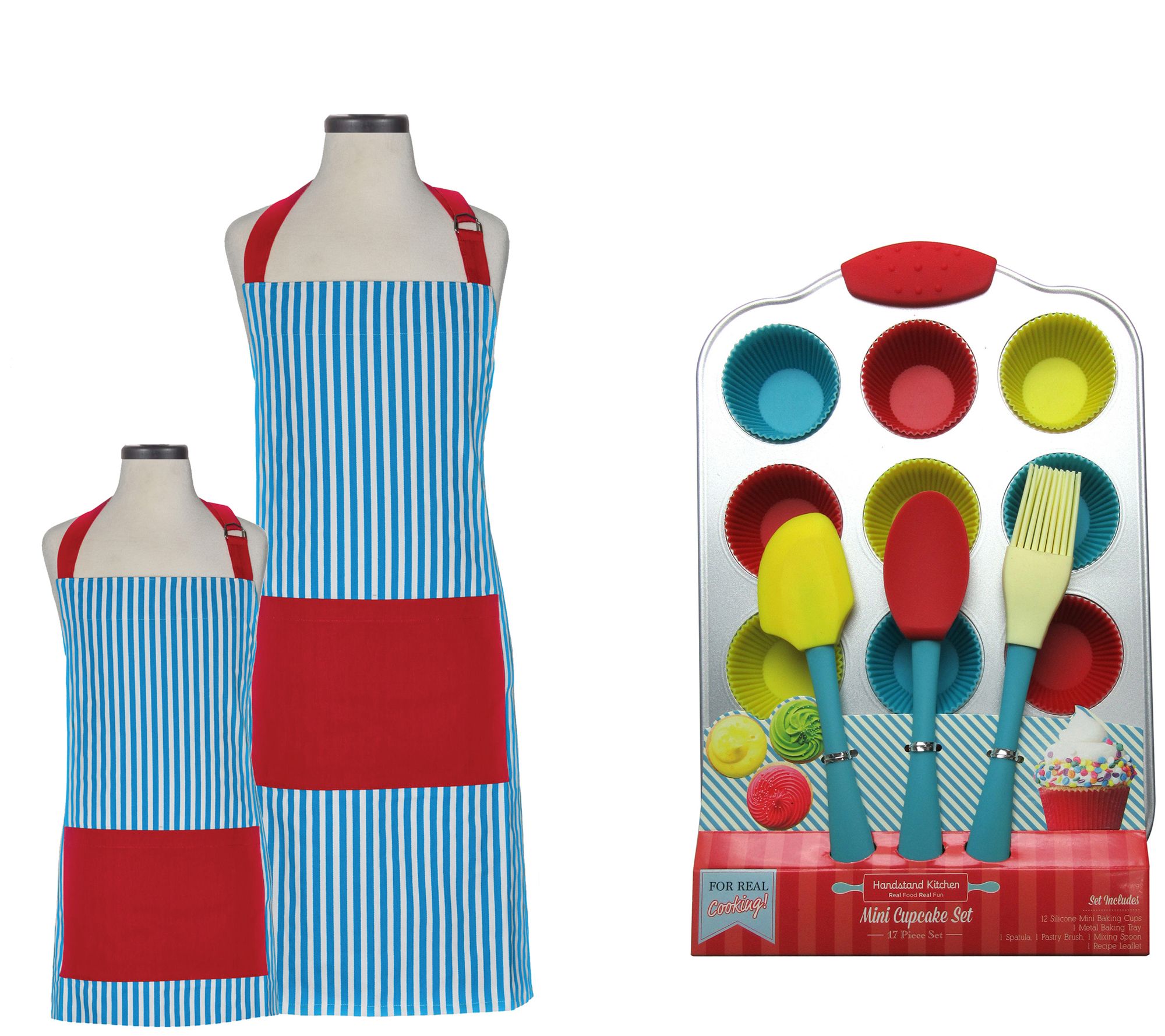 Nutrichef Kids Cooking & Baking Set Complete Set for Girls & Boys, Includes Little Chef's Apron