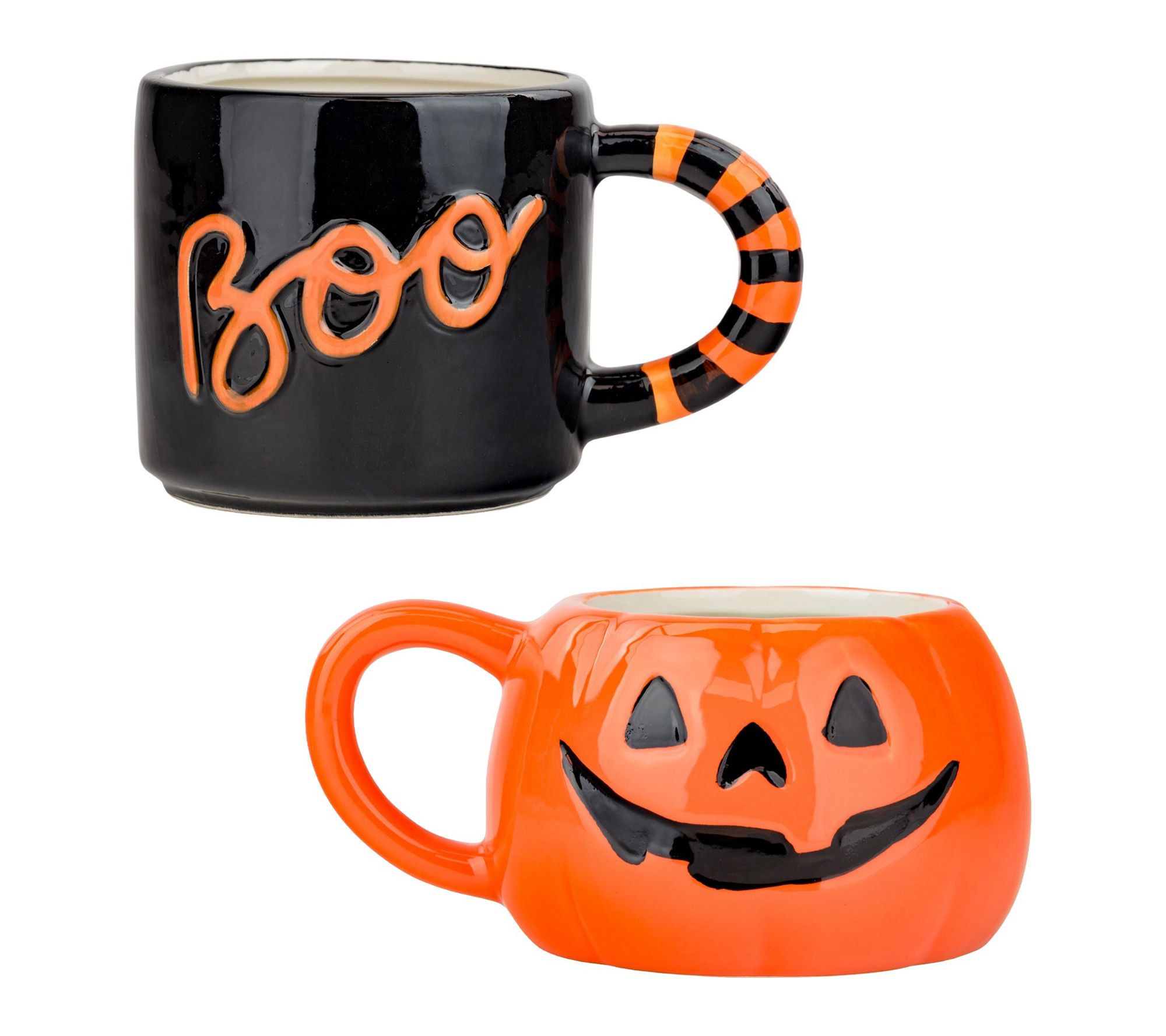 10 Strawberry Street Set of 4 Jack & Boo Mugs