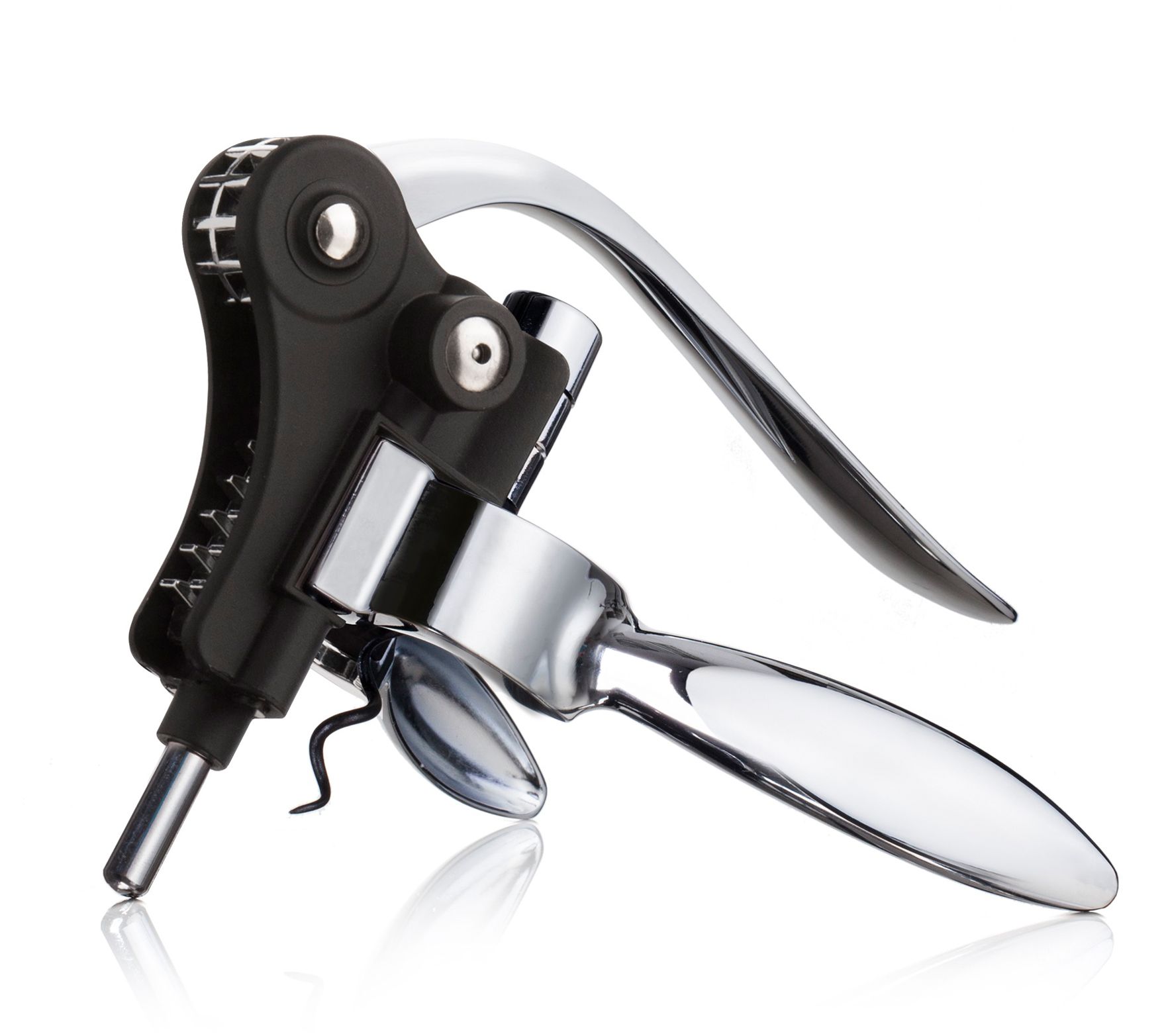  OXO Steel Vertical Lever Corkscrew with Removable Foil