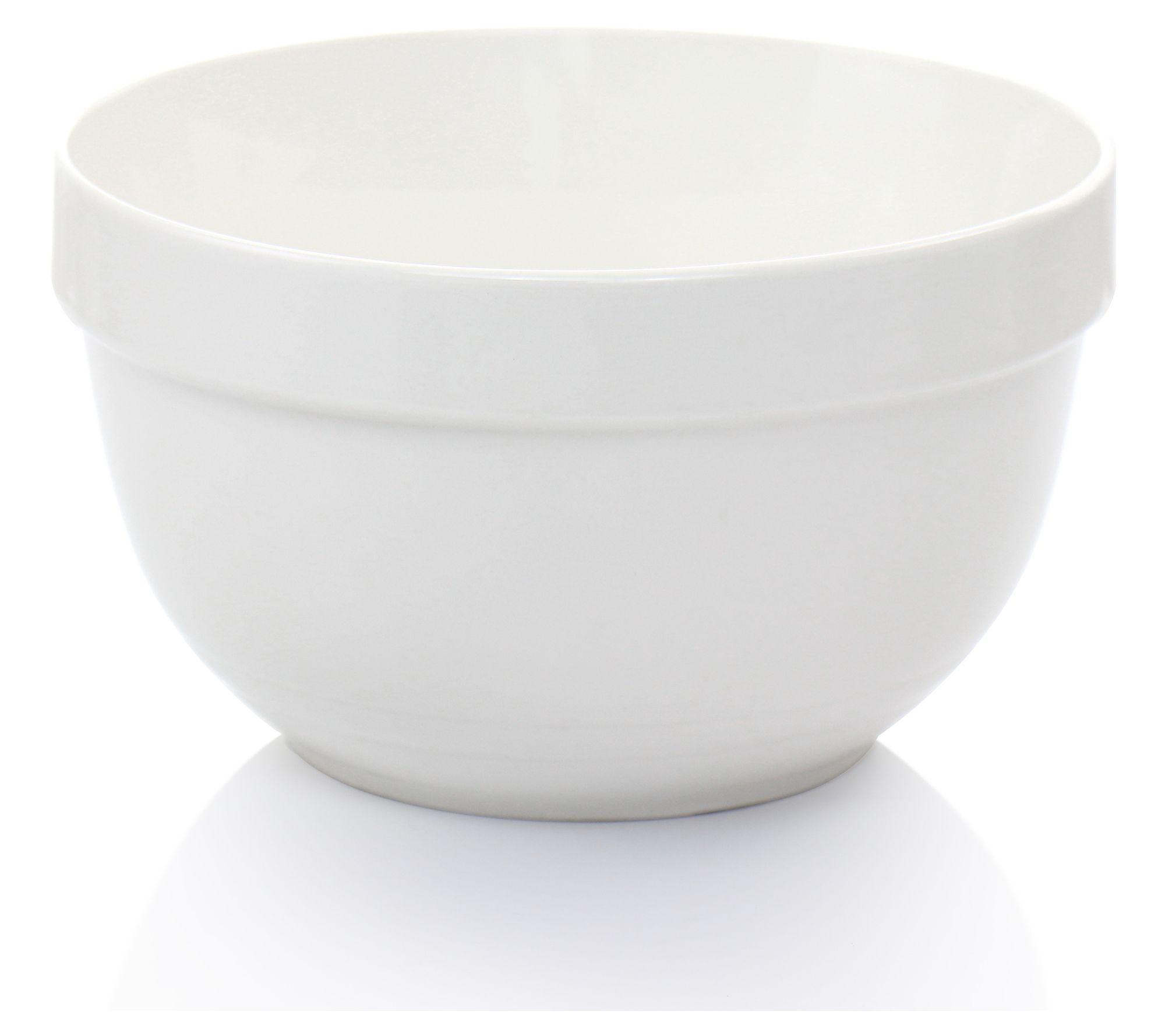 MARTHA STEWART Everyday 3-Piece Ceramic Mixing Bowl Set in White