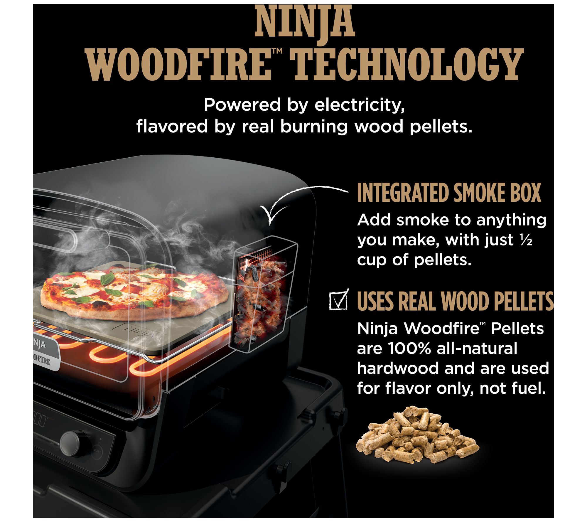 Ninja Woodfire™ 8-in-1 Outdoor Pizza Oven