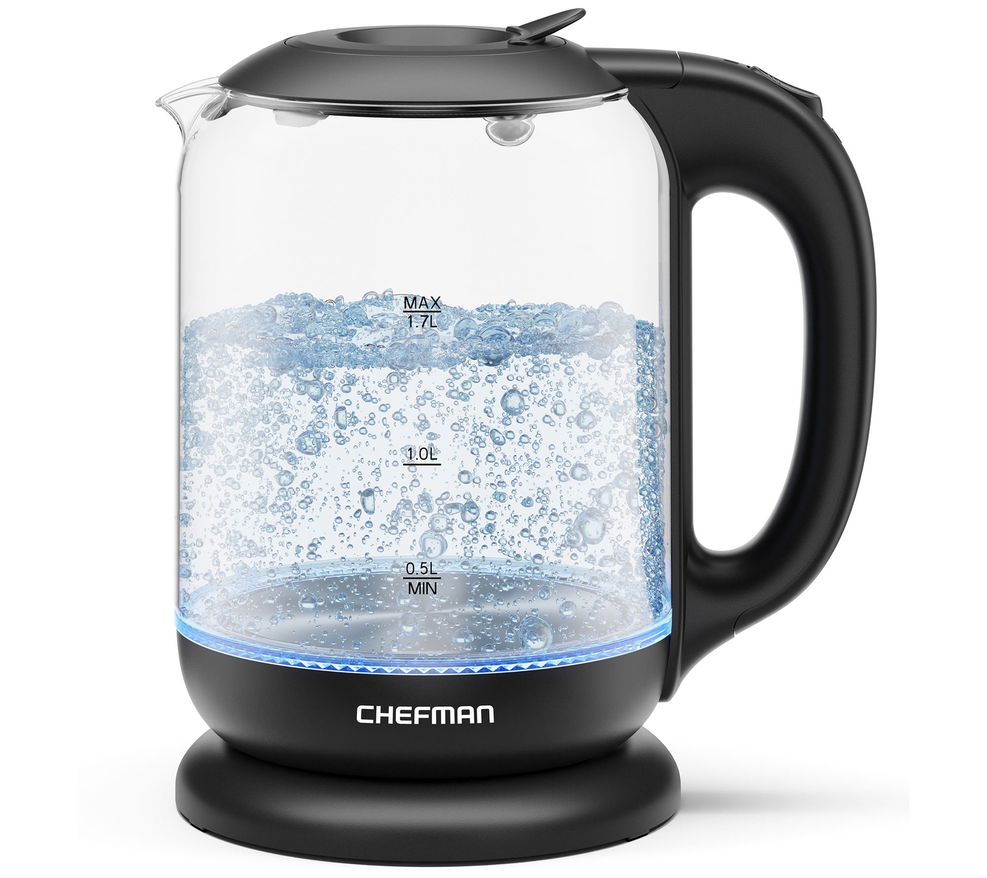 Chefman 1.7 Liter Stainless Steel Electric Tea Kettle Water Boiler