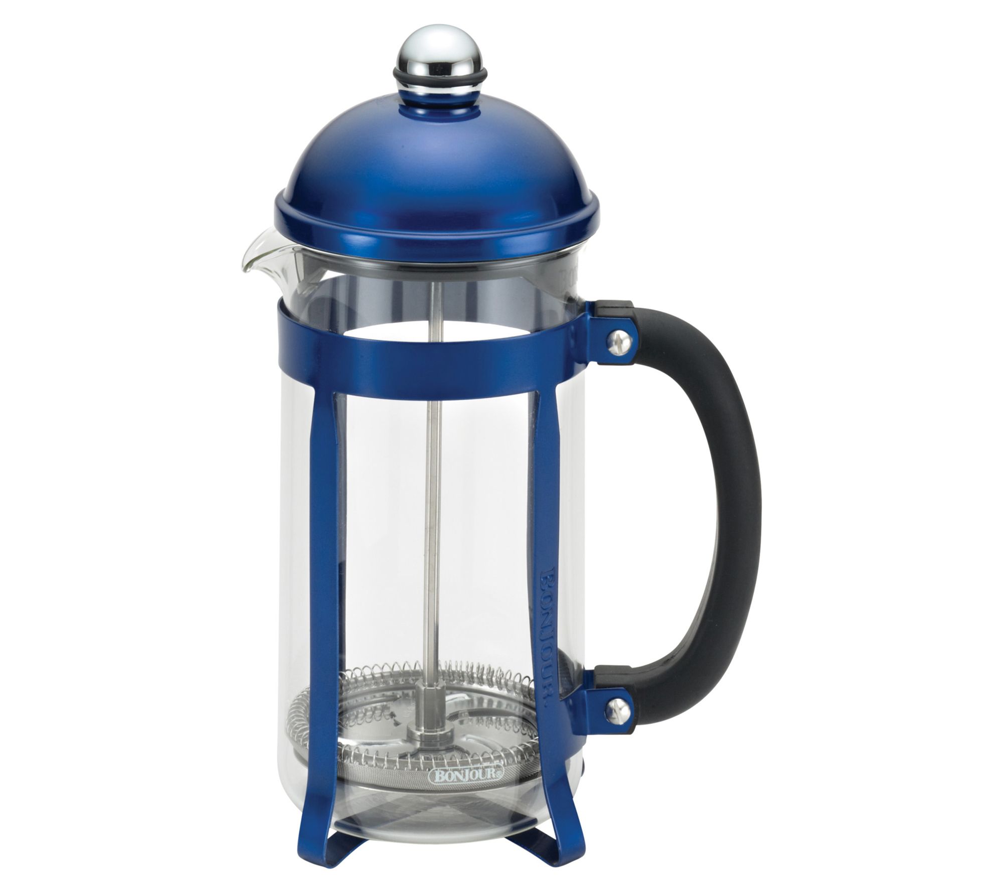 BonJour Coffee 8Cup Maximus French Press, Blue