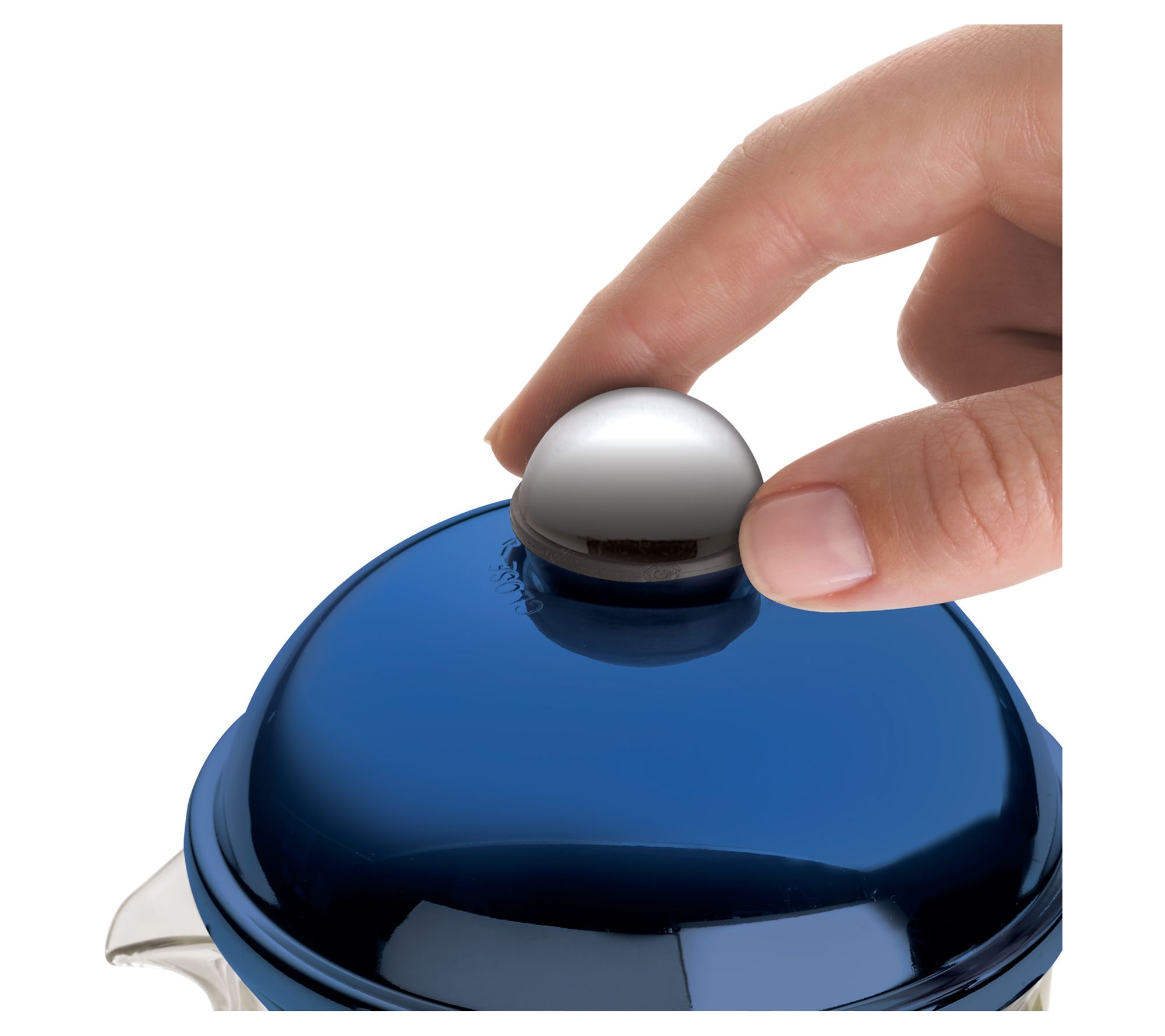 BonJour Coffee 8Cup Maximus French Press, Blue