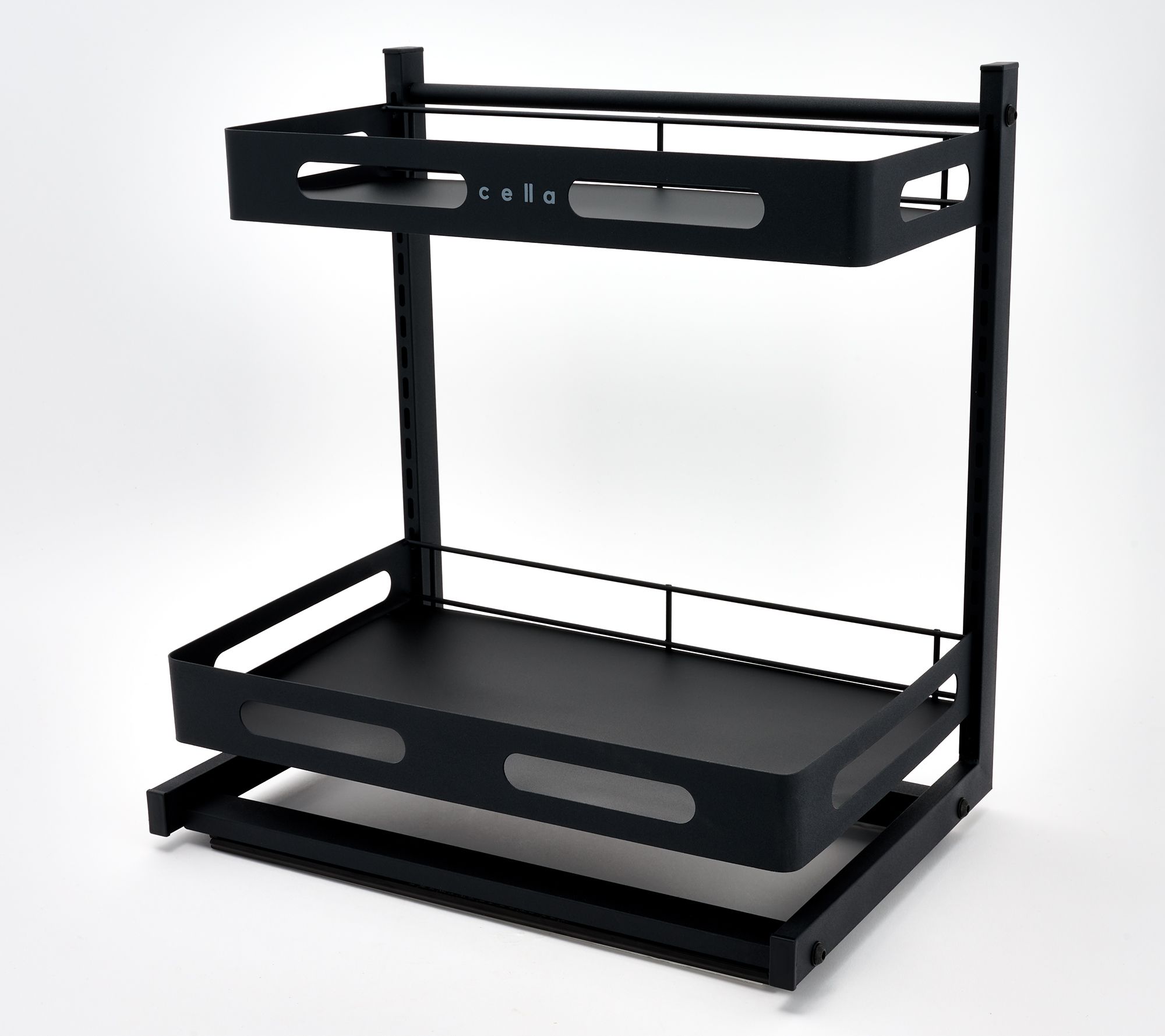 Cella 2-Tier Sliding Kitchen Cabinet Organizer