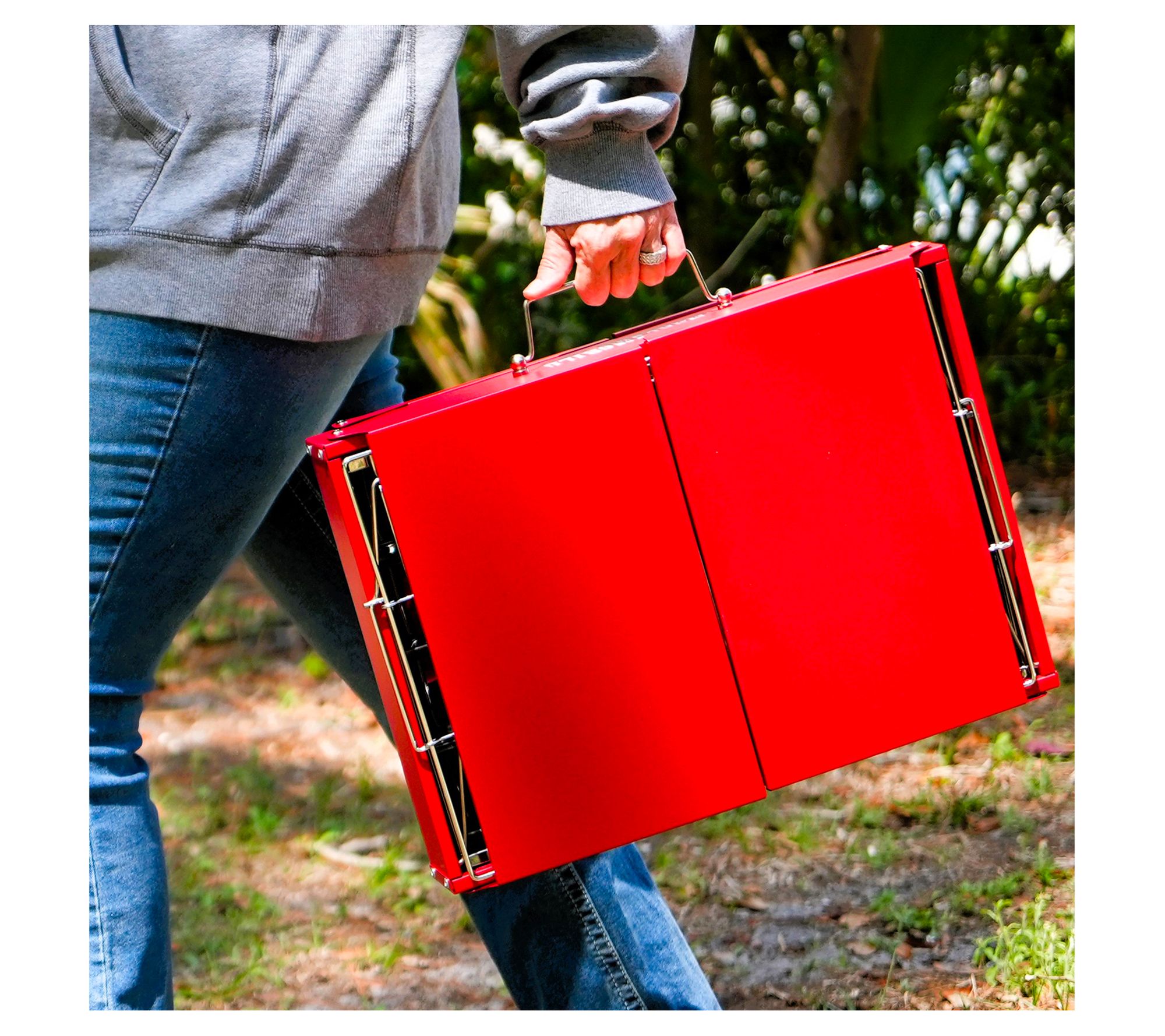 Marc's On The Grill Folding Portable Charcoal Grill