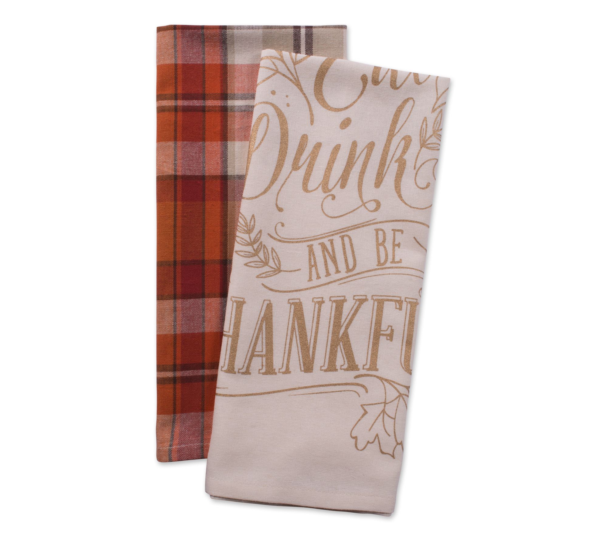 Design Imports Fall Be Thankful Kitchen Towels
