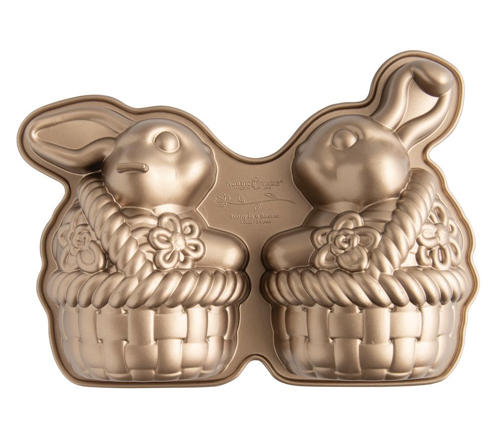 Nordic Ware Bunny In A Basket Pan