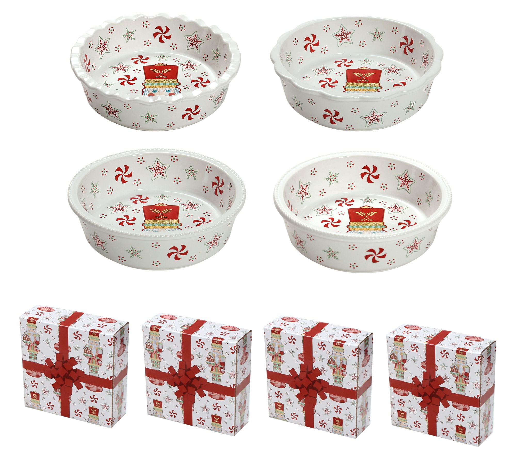 "As Is" Temp-tations Set of 4 Mini Pie Plates