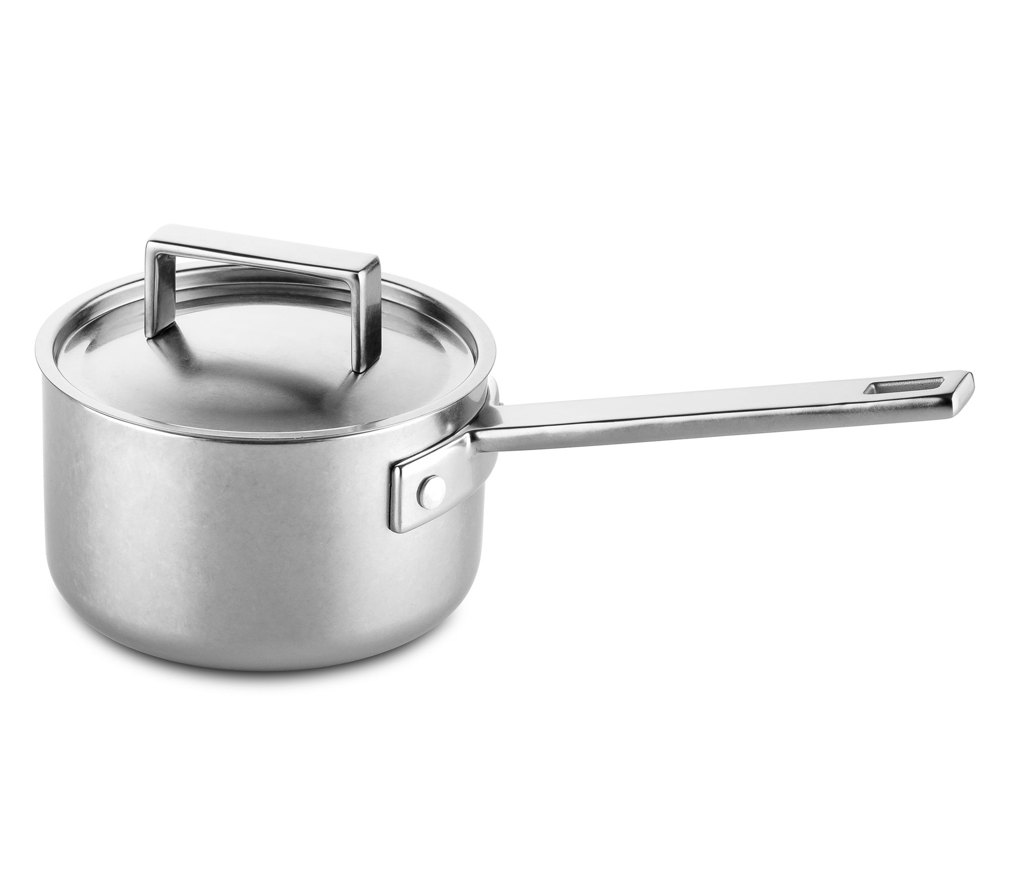 Mepra 6" Dia Attiva Pewter Pot with Lid