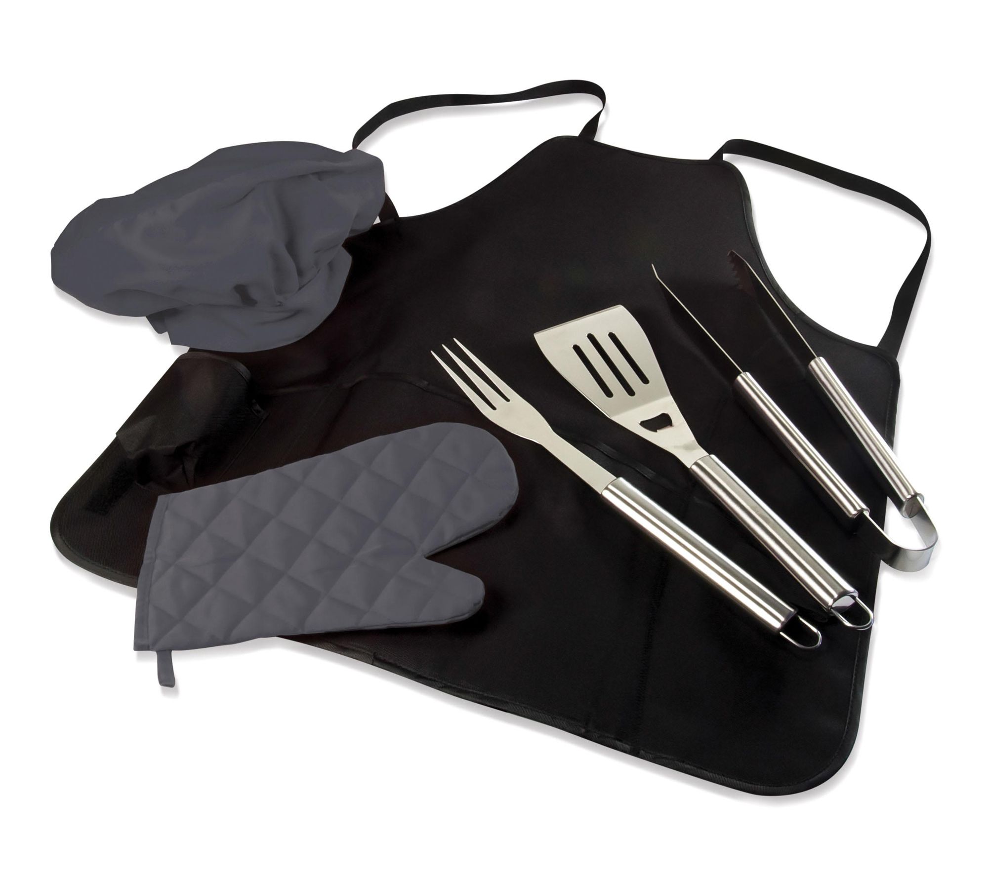 Oniva Heavy Duty BBQ Apron with BBQ Grill Accessories/Tools