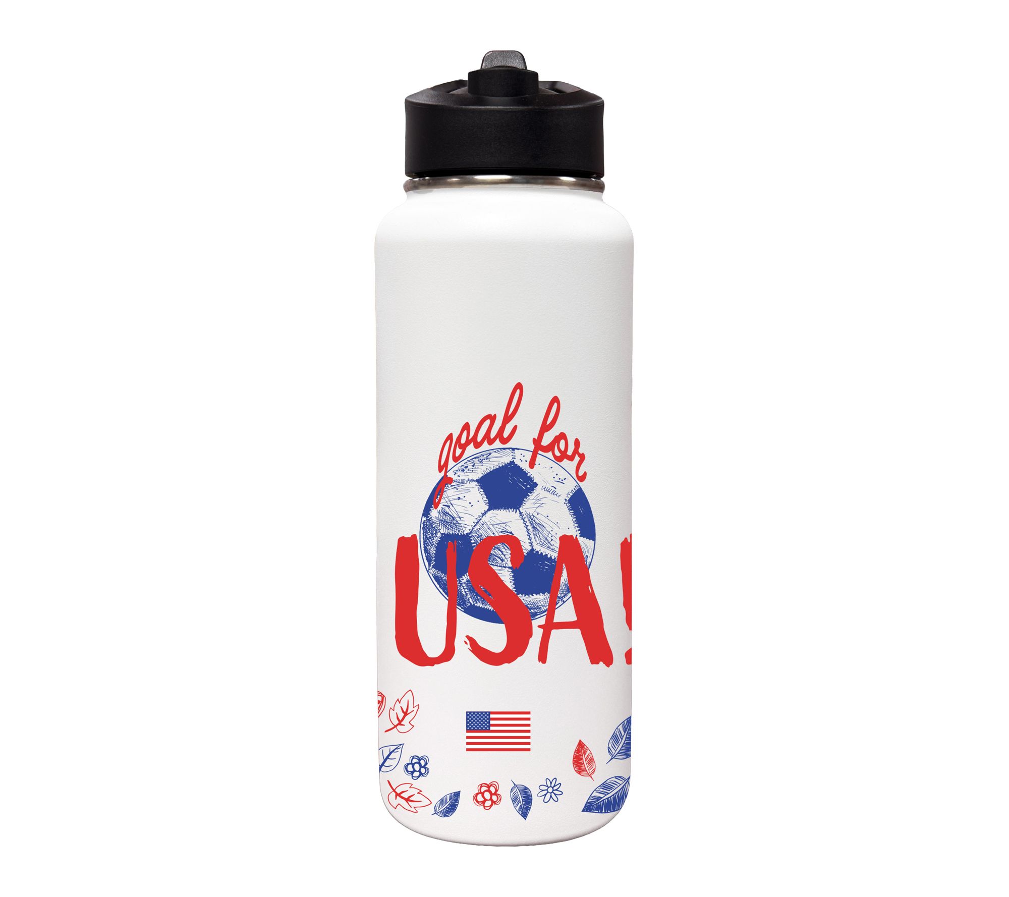 Memory Company USA 34OZ STAINLESS STEEL QUENCHER WATERBOTTLE