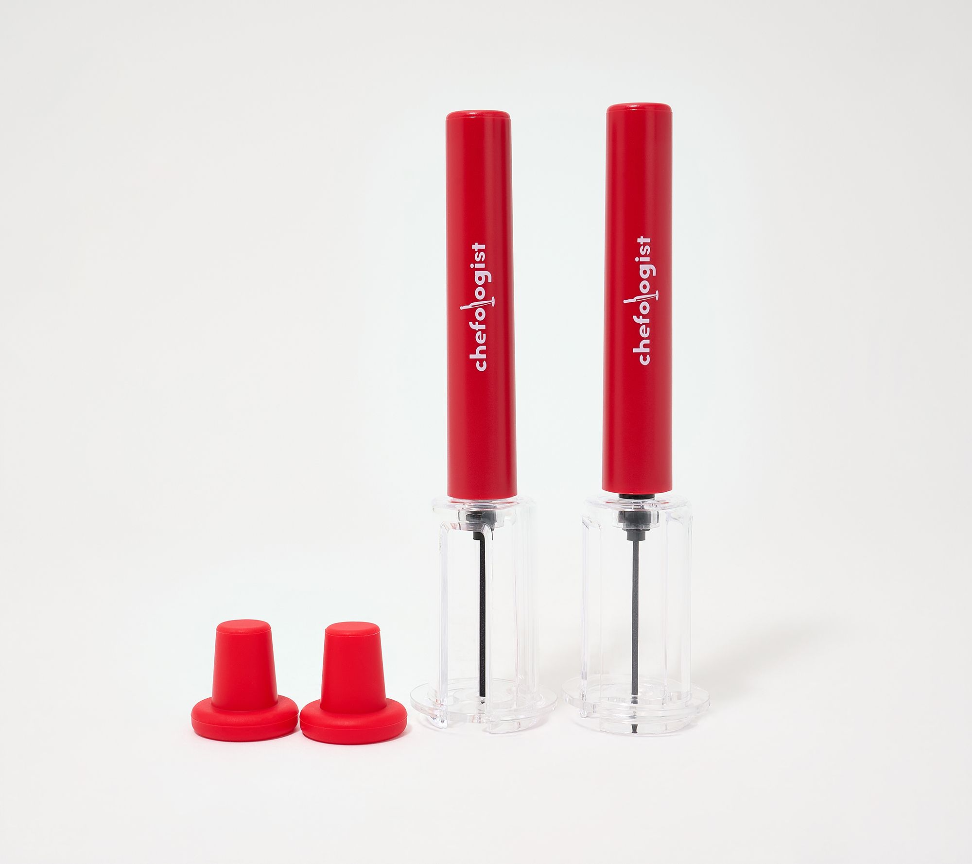  Chefologist Set of 2 Wine Openers w/ Silicone Stoppers