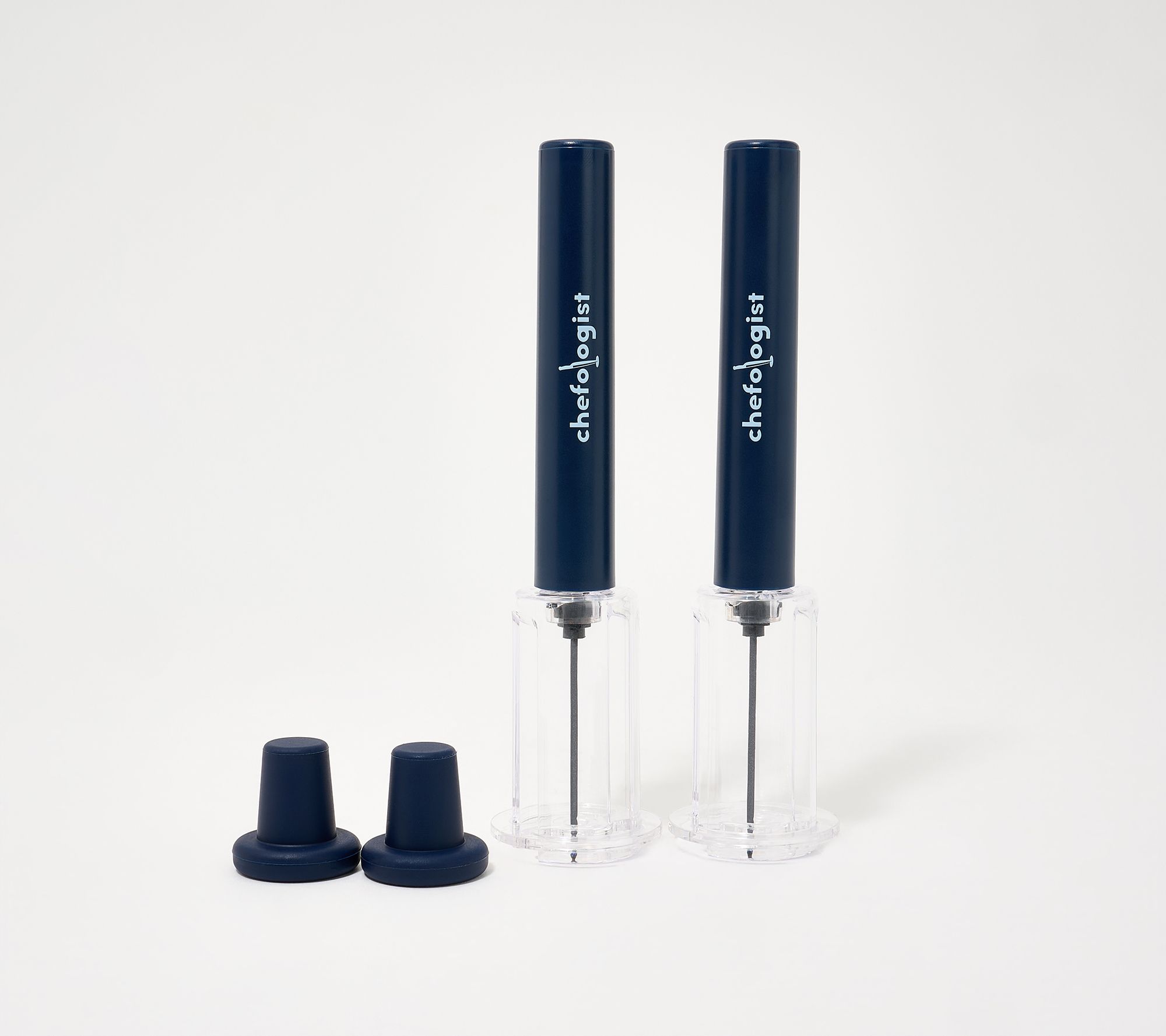 Chefologist Set of 2 Wine Openers w/ Silicone Stoppers