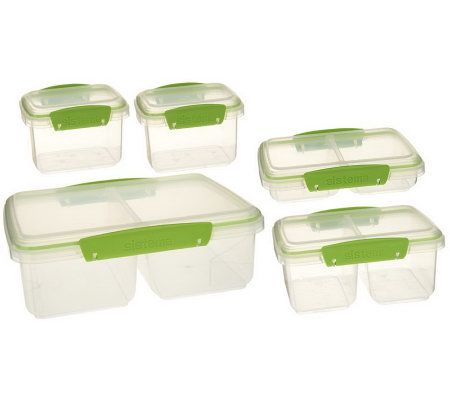 Sistema 5-piece Split Container Storage Set - QVC.com