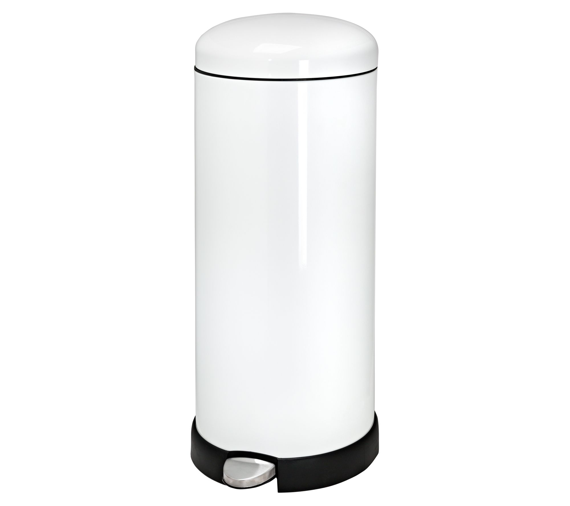 Honey-Can-Do 30L Soft Close Stainless Steel Step Trash Can