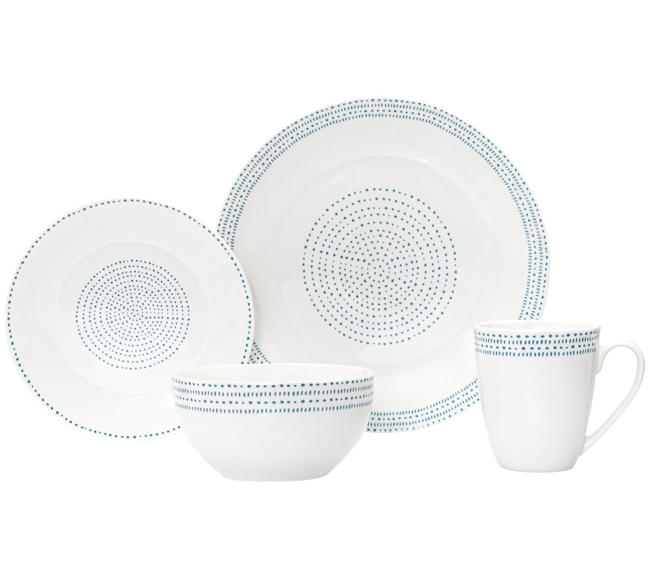 Godinger Staccata 16 Piece Dinnerware Set