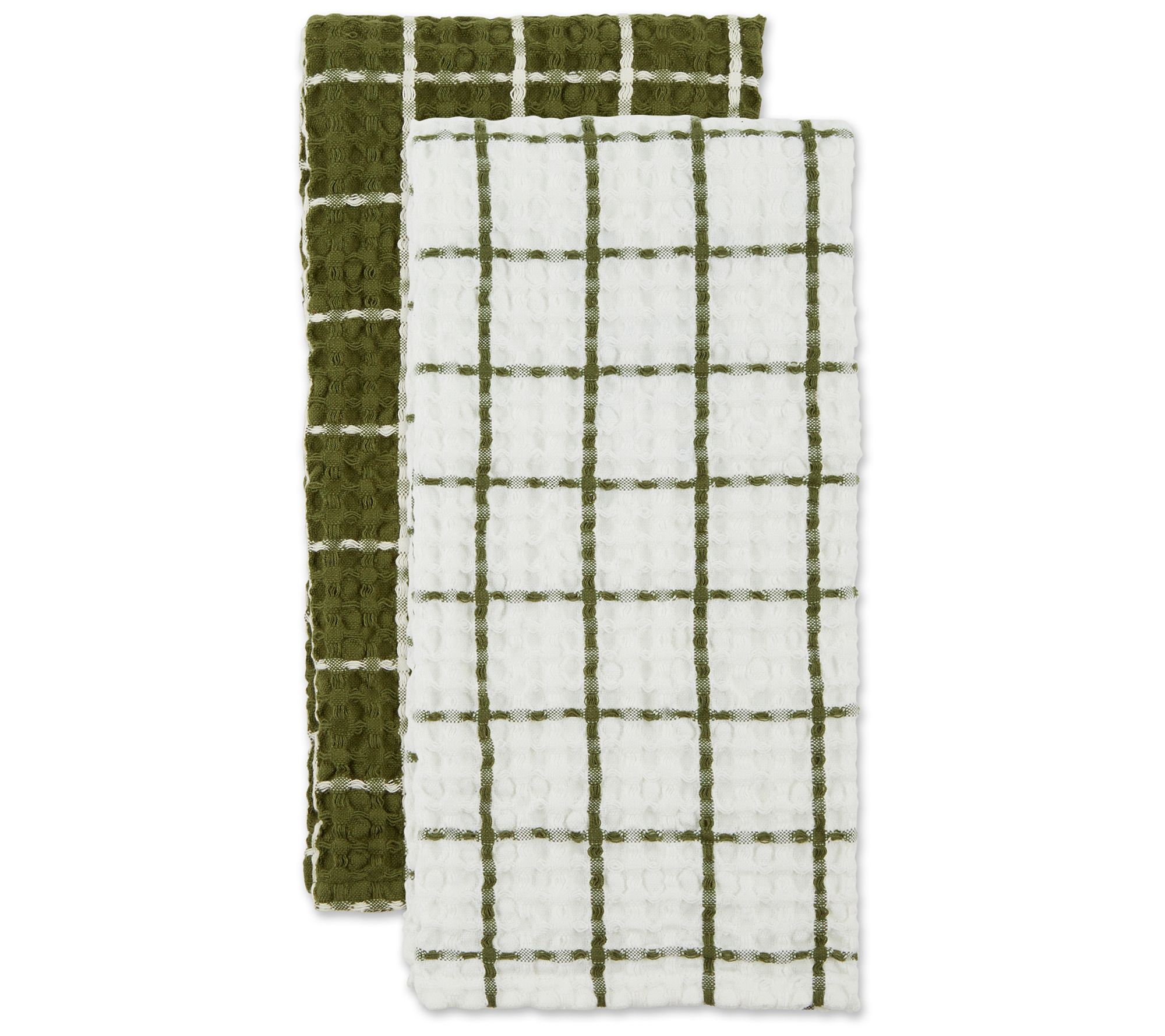 Design Imports 20x30" Set/ 2 Windowpane Waffle Kitchen Towels