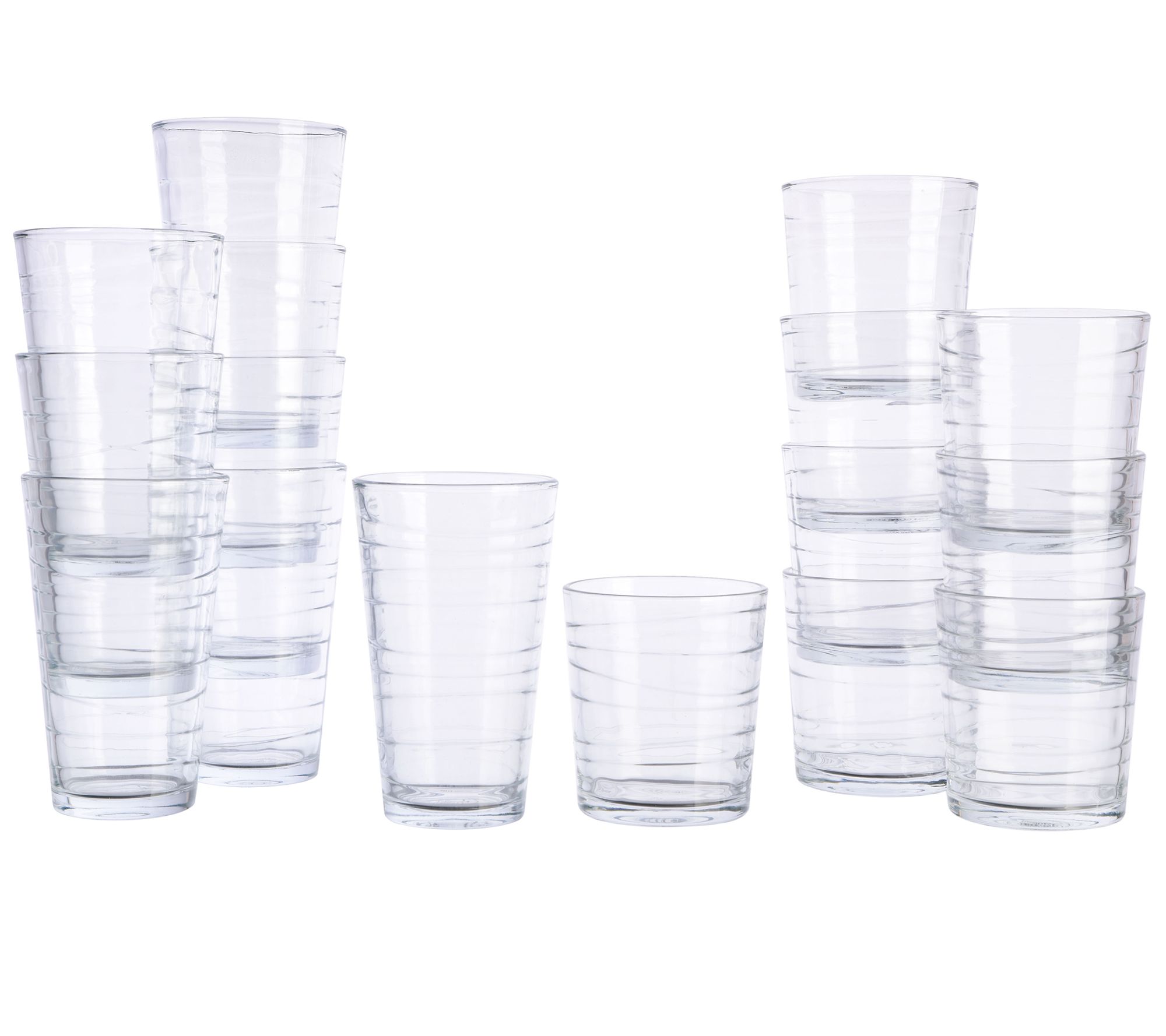 Gibson Home 4 Piece 13.5 Ounce Bubble Double Old-fashioned Glassware Set :  Target