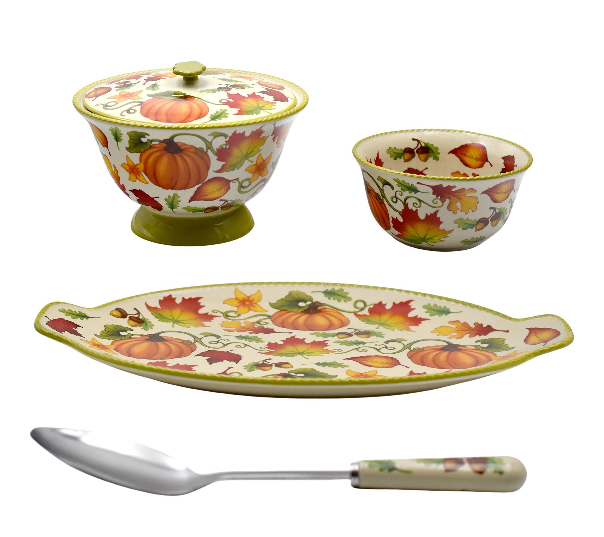Temp-tations Seasonal Nostalgic 5-pc Serving Platter and Bowl Set