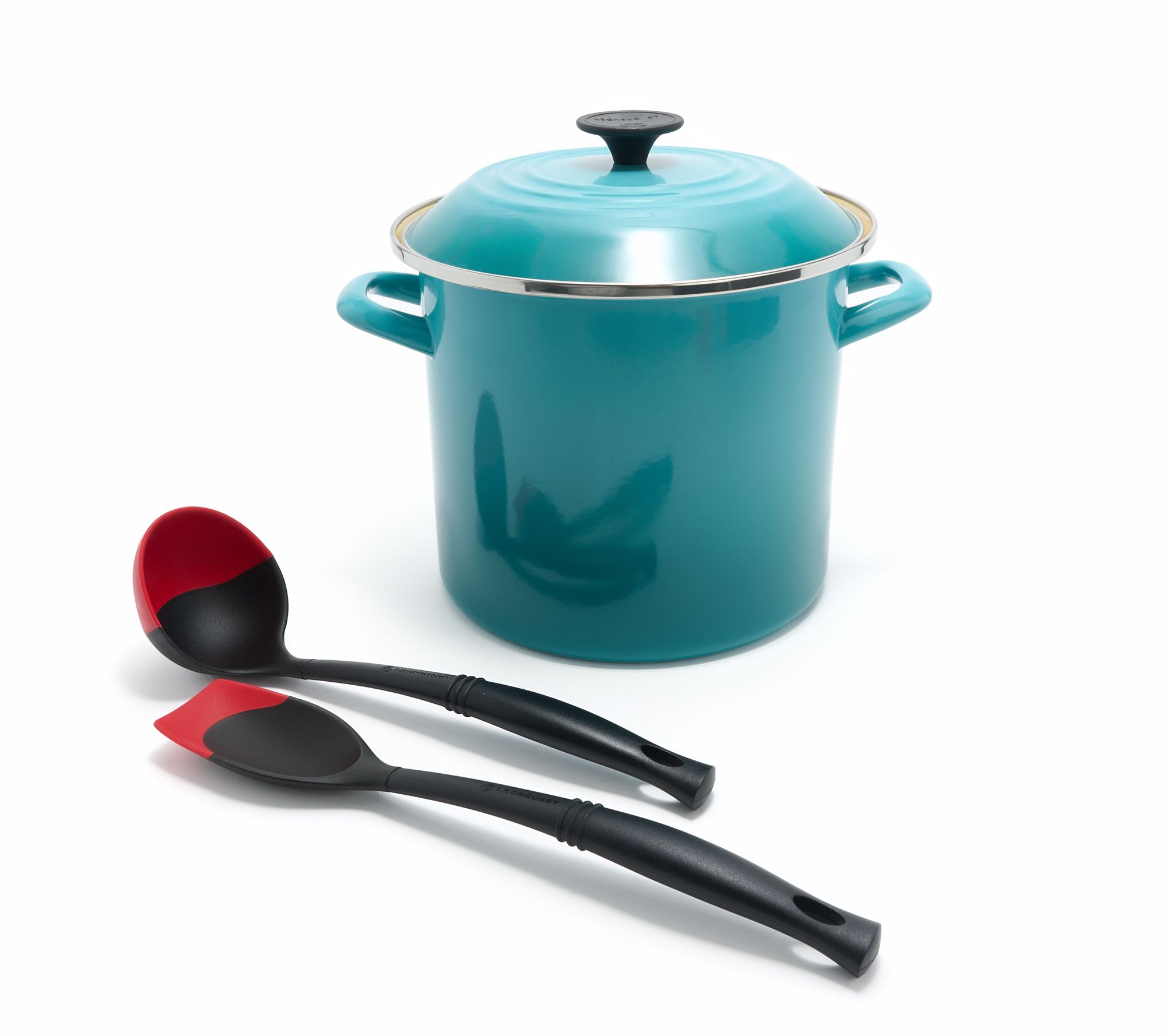 Le Creuset 8-qt Enamel-on-Steel Stockpot w/ (2) Tools