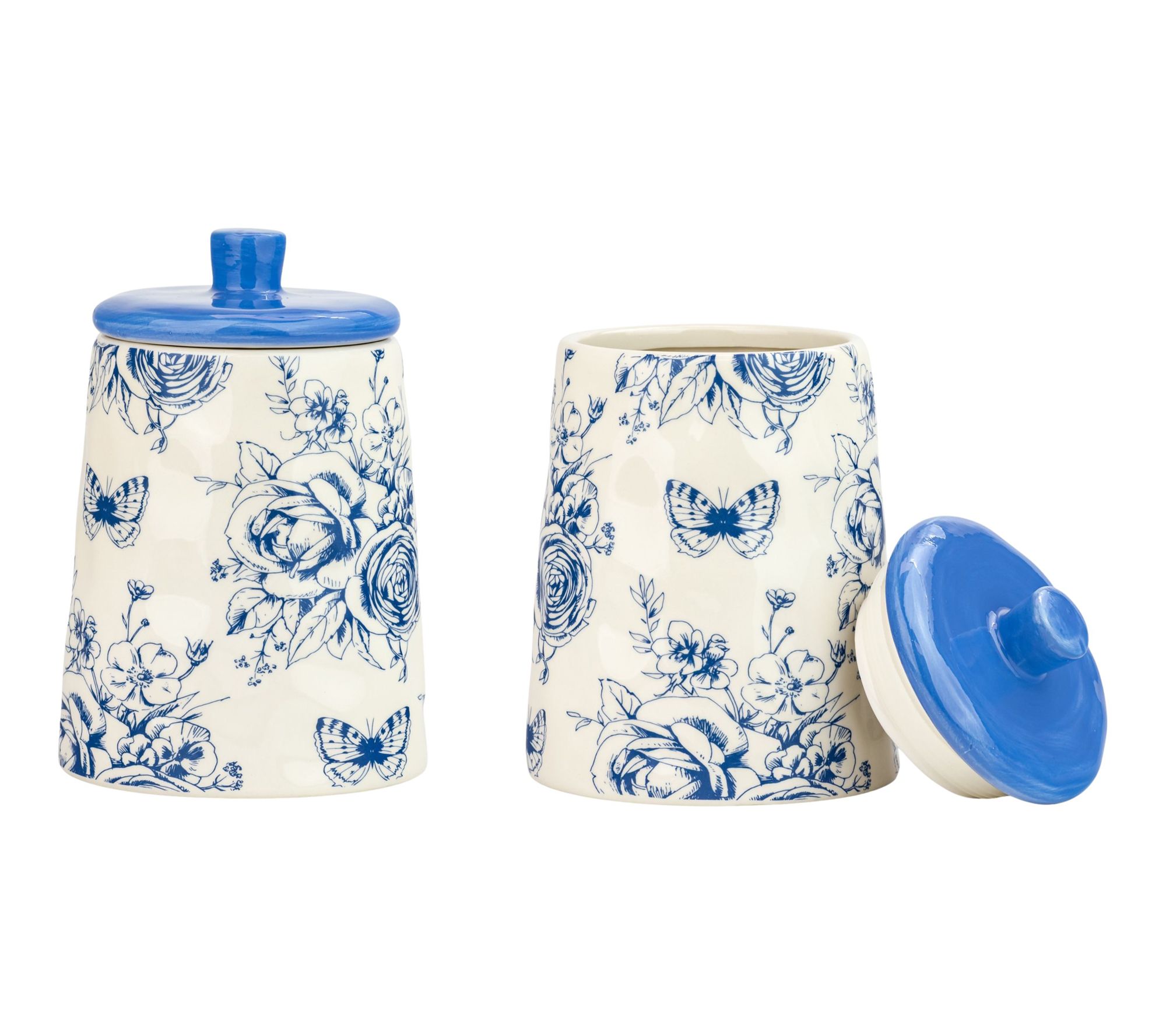 10 Strawberry Street Set of 2 Bella Canisters