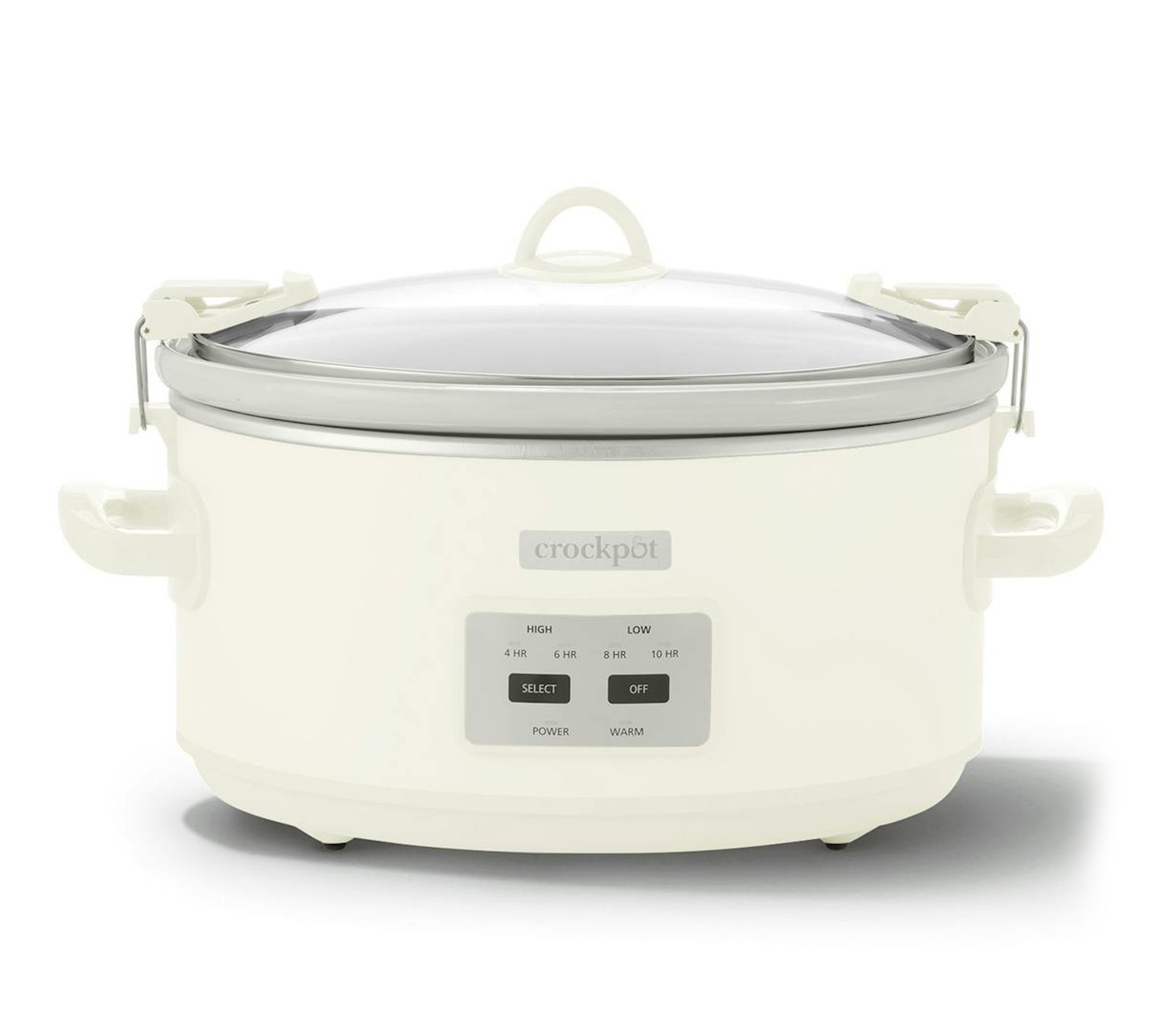 Crock Pot 7Qt Oval Programmable Slow Cooker in Oatmilk Cream