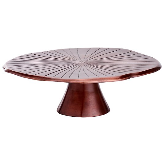 Old Dutch 14.5" Lily Pad Cake Stand