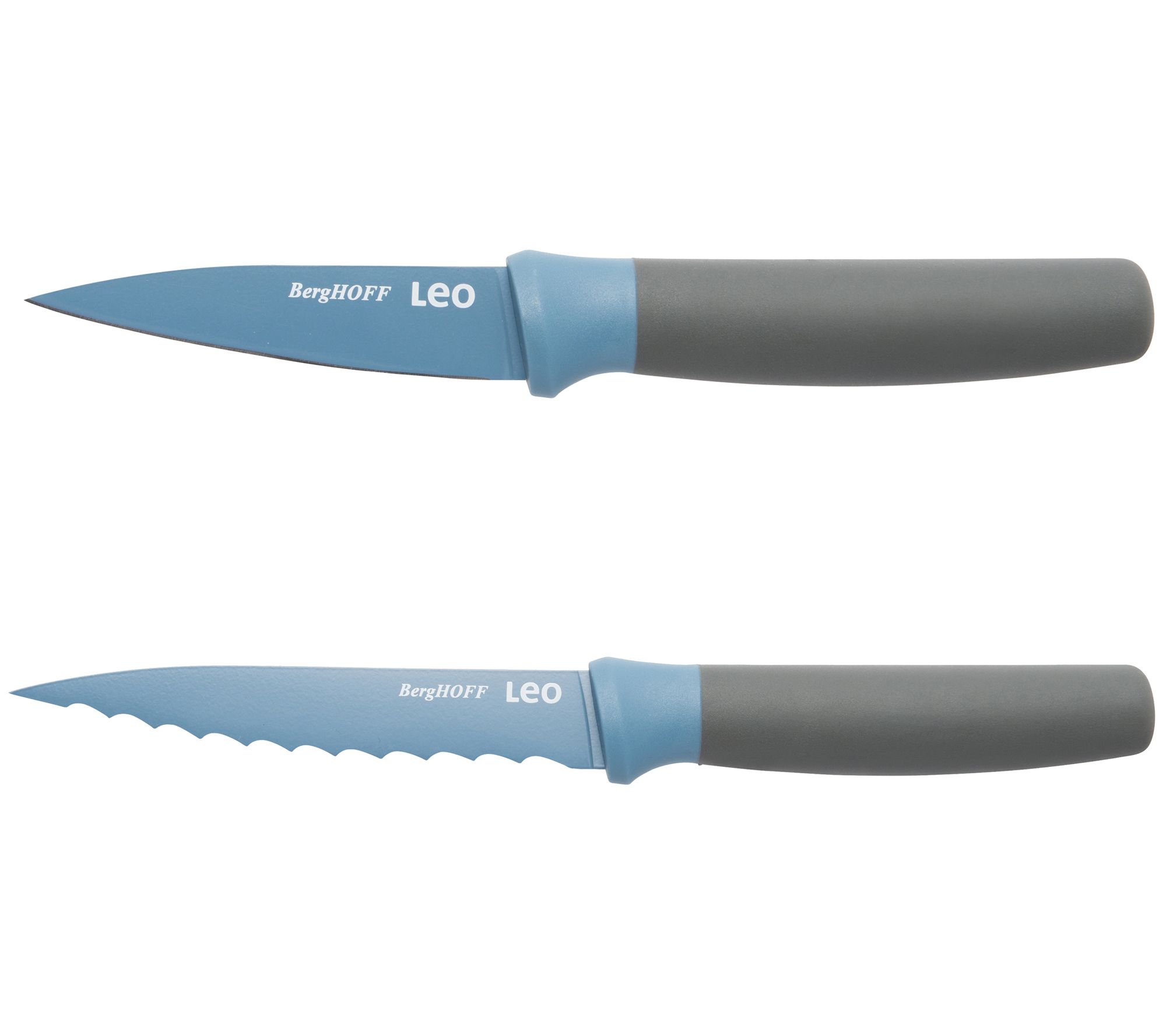 Stainless Steel Non-serrated Utility Knife and Paring Knife 2pc
