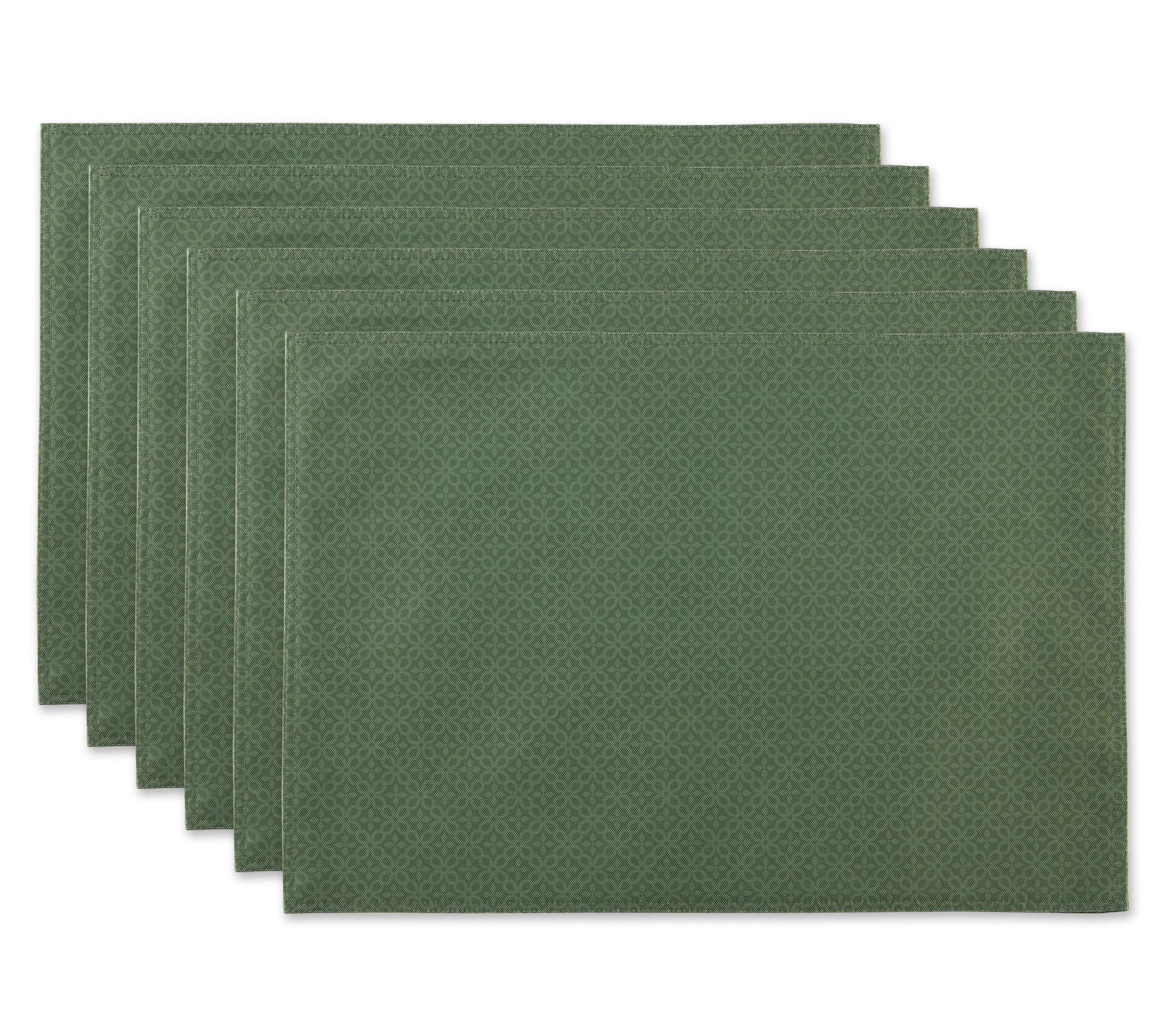 Design Imports Set of 6 Tonal Lattice Outdoor Pacemats