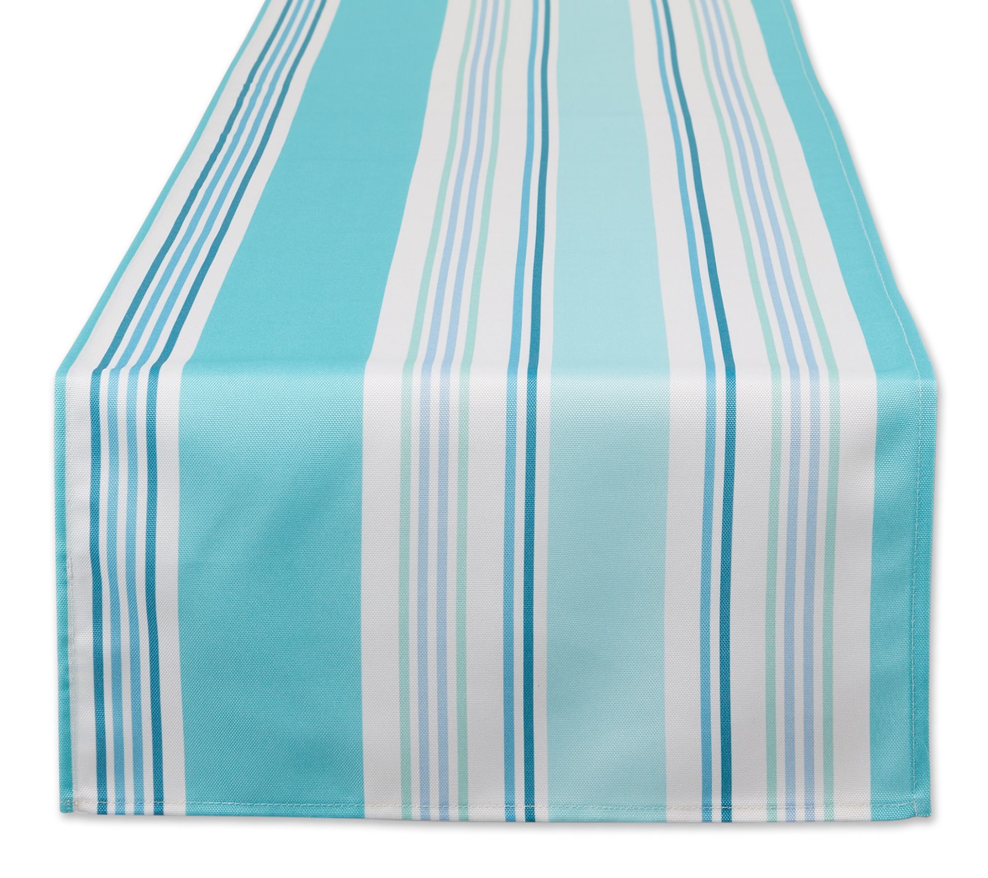 Design Imports 14" x 72" Beach Stripe Outdoor Tble Runner