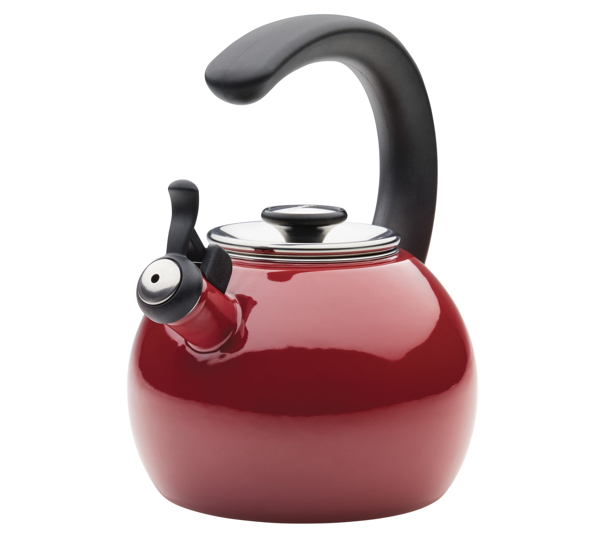 Circulon 2-Qt Whistling Induction Teakettle WitFlip-Up Spout