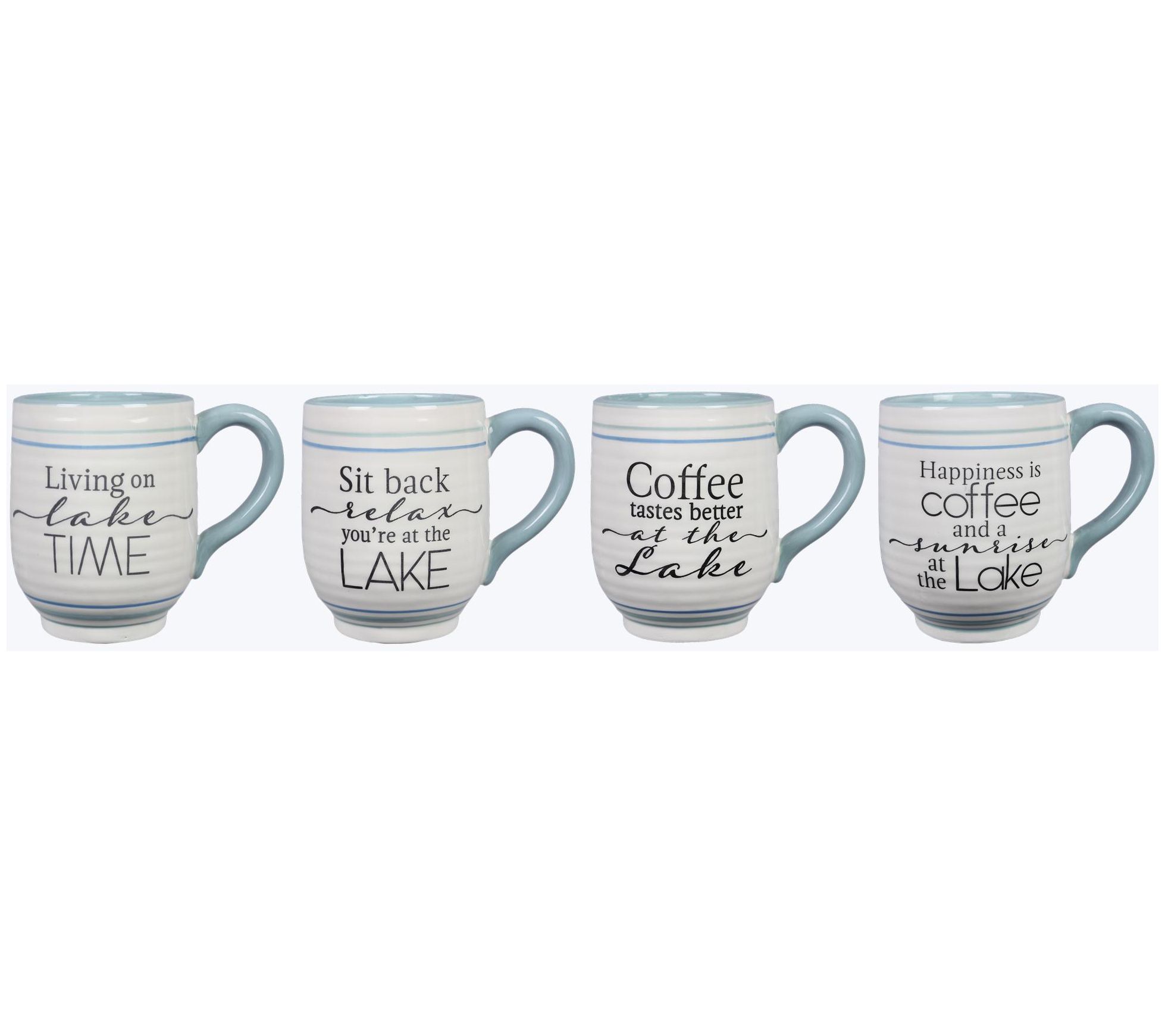 20 Oz Ceramic Coffee Mug - Set of 4