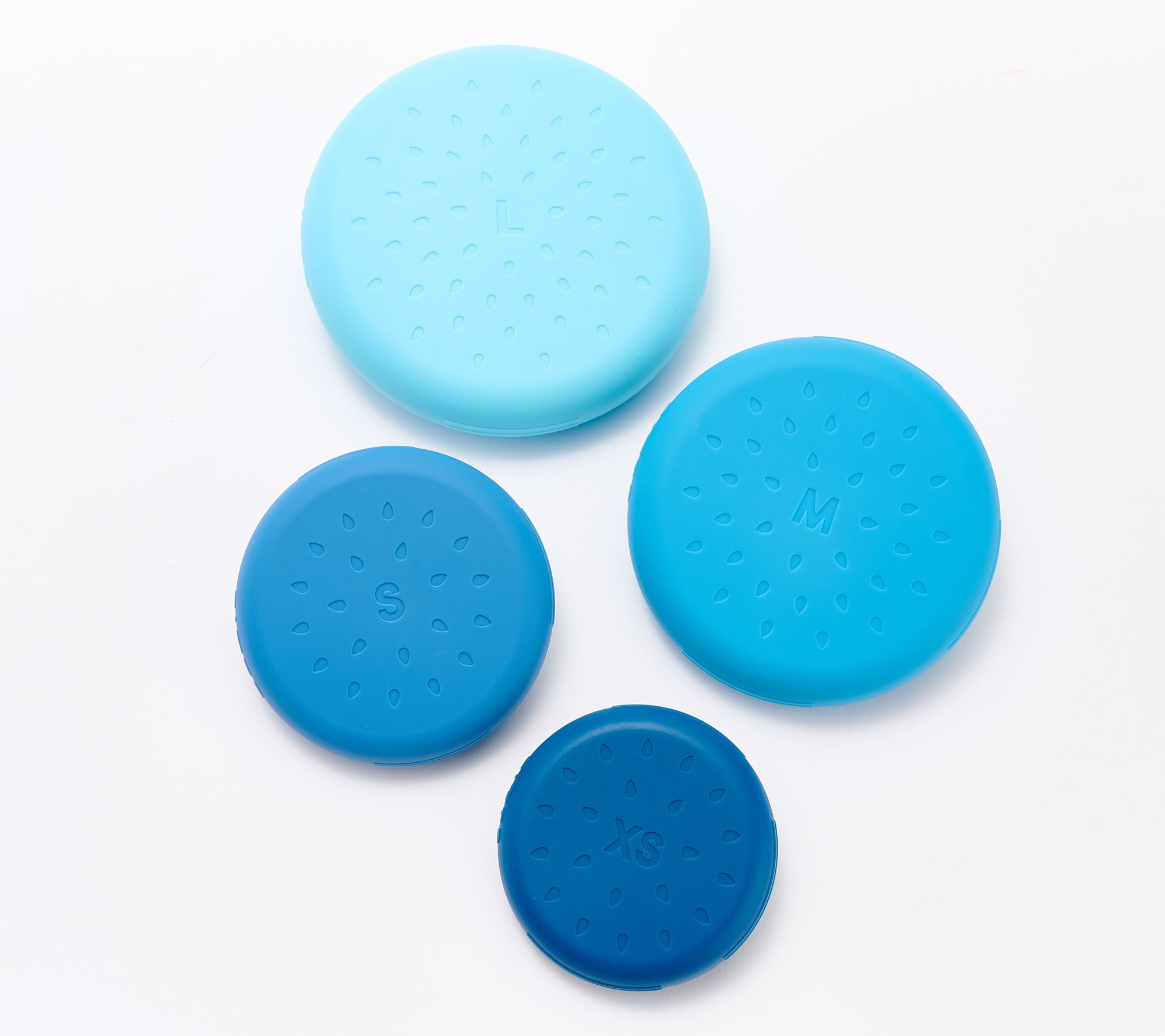 SIFTR 4-Piece Reusable Silicone Can, Jar & Food Covers