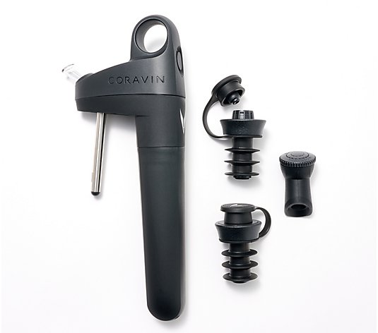 Coravin Pivot Plus Wine Preserver & Aerator with Stoppers Set