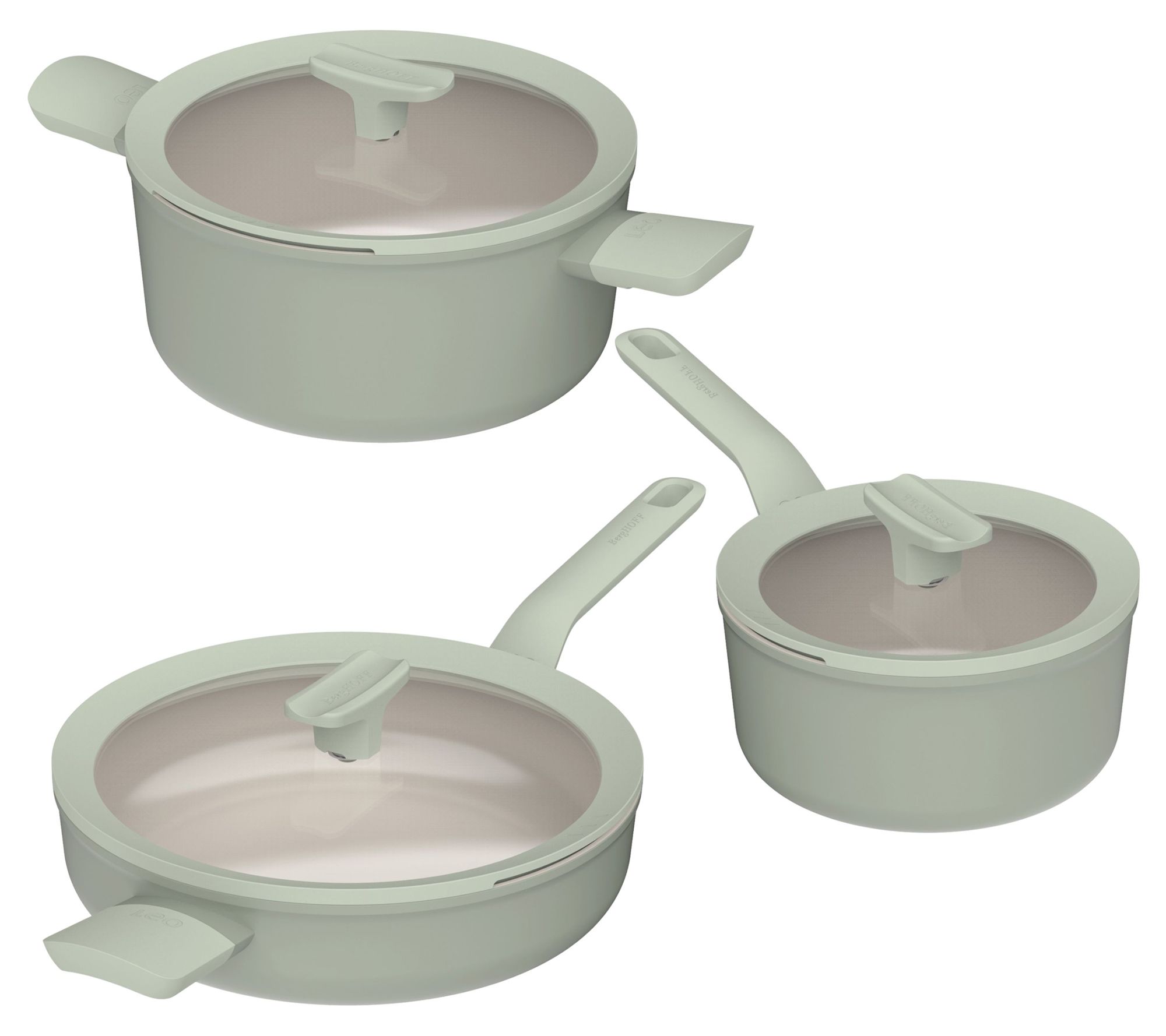 BergHOFF Balance 6Pc Non-stick Ceramic CookwareSet, Recycled