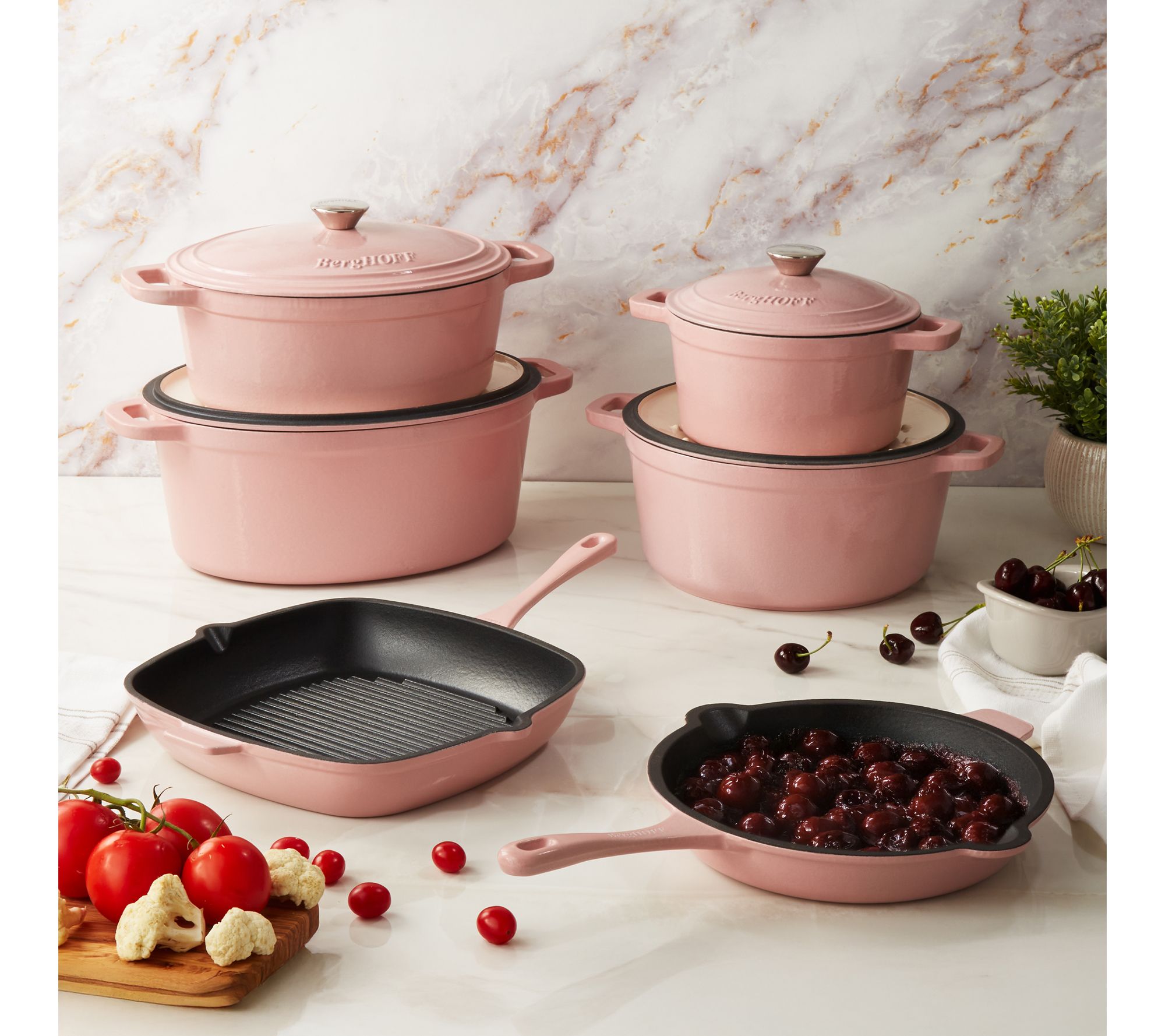 BergHOFF Neo 10-Piece Cast Iron Cookware Set