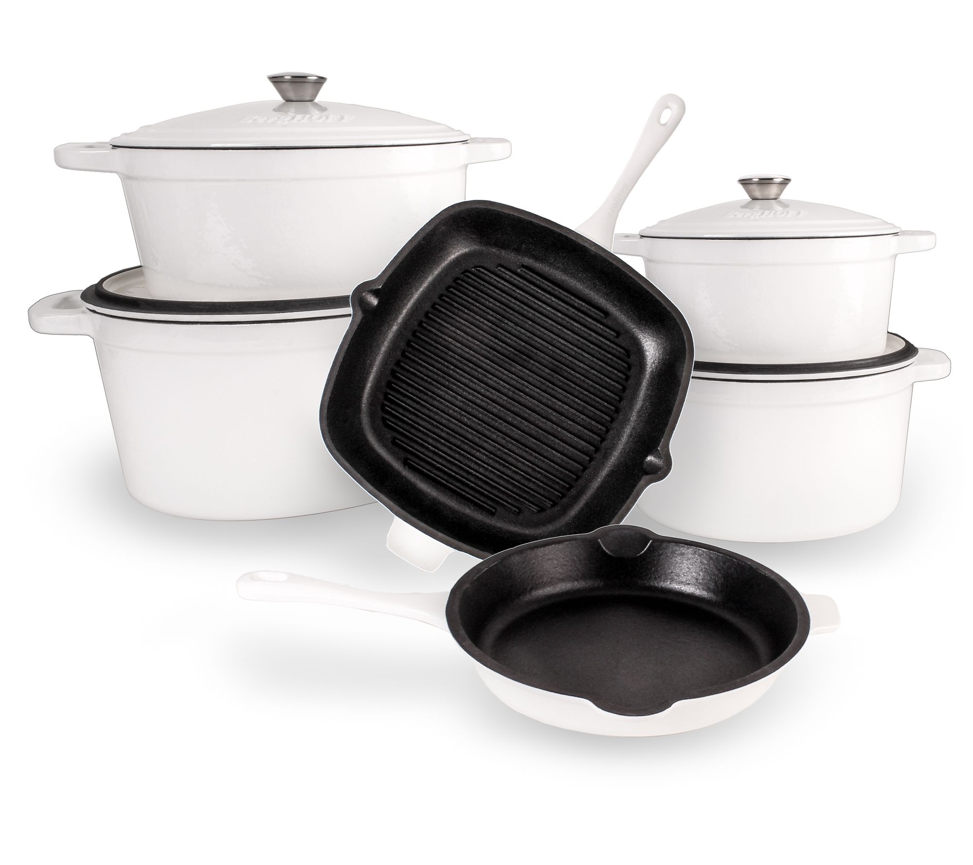 BergHOFF Neo 10-Piece Cast Iron Cookware Set