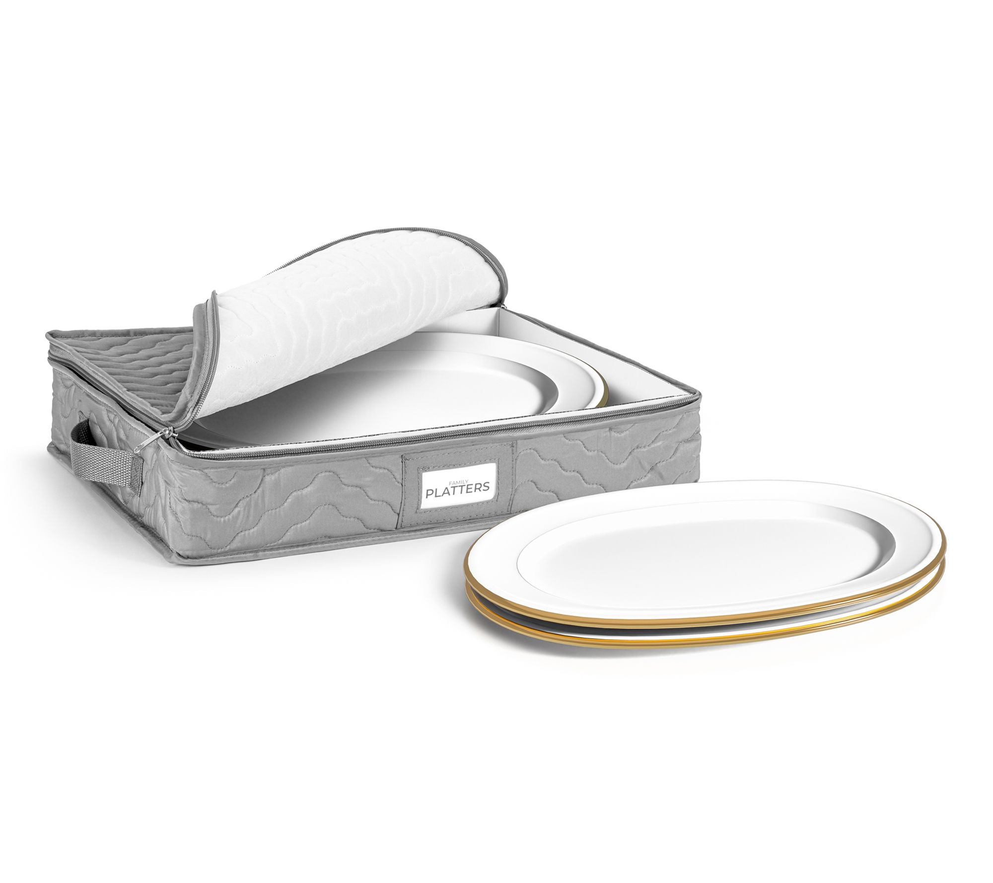 Sorbus China Platter Storage and Organizing Containers