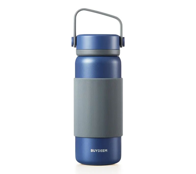 BUYDEEM Stainless Steel Thermos Tea Flask with Infuser